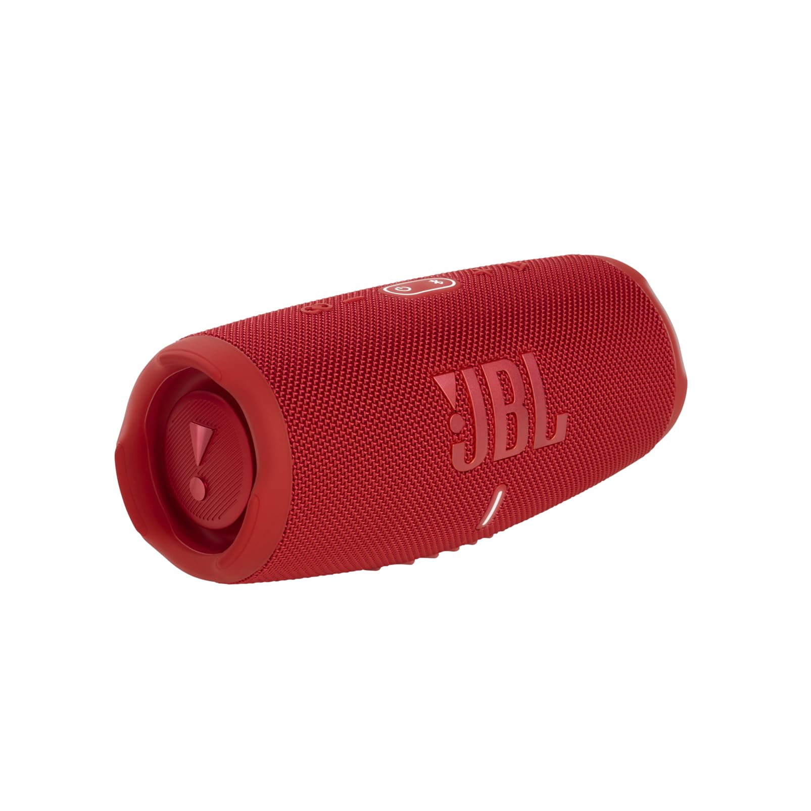 اسپیکر قابل حمل JBL Charge 5، منبع تغذیه داخلی، صدای قدرتمند JBL Pro، دو رادیاتور بیس دوگانه، 20 ساعت عمر باتری، ضدآب و ضد گرد و غبار IP67، استریمینگ بی‌سیم، اتصال دوگانه - قرمز، JBLCHARGE5RED Charge 5 قرمز