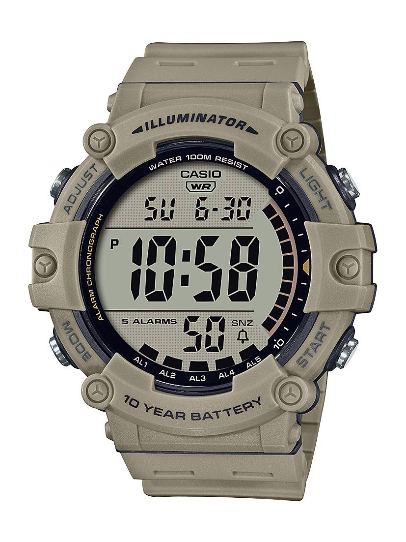 ساعت غیررسمی مردانه Casio قهوه‌ای/خاکستری