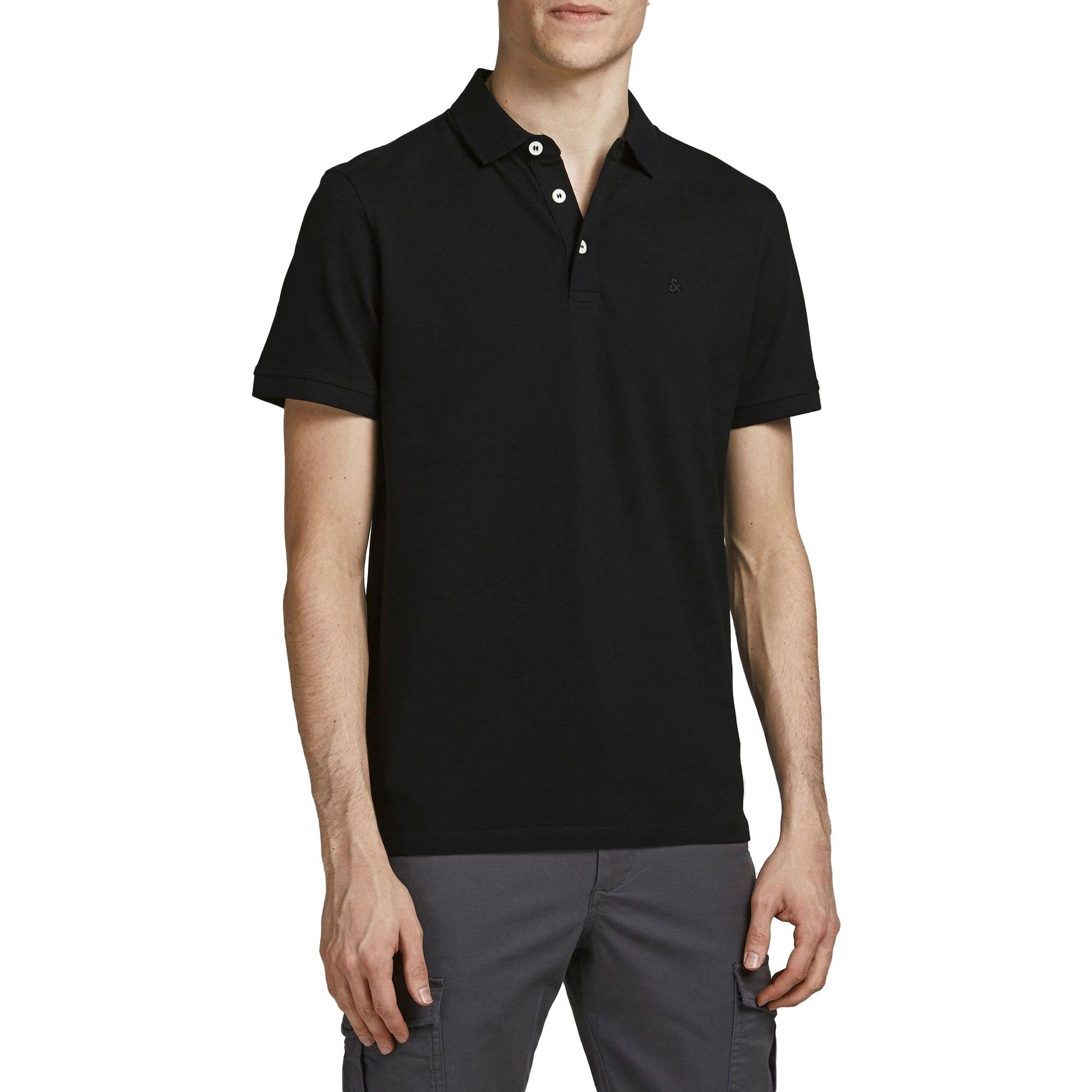 پیراهن پولو مردانه Jack & Jones JJEPAULOS POLO SS NOOS (بسته ۱ عدد) سایز XXL رنگ مشکی