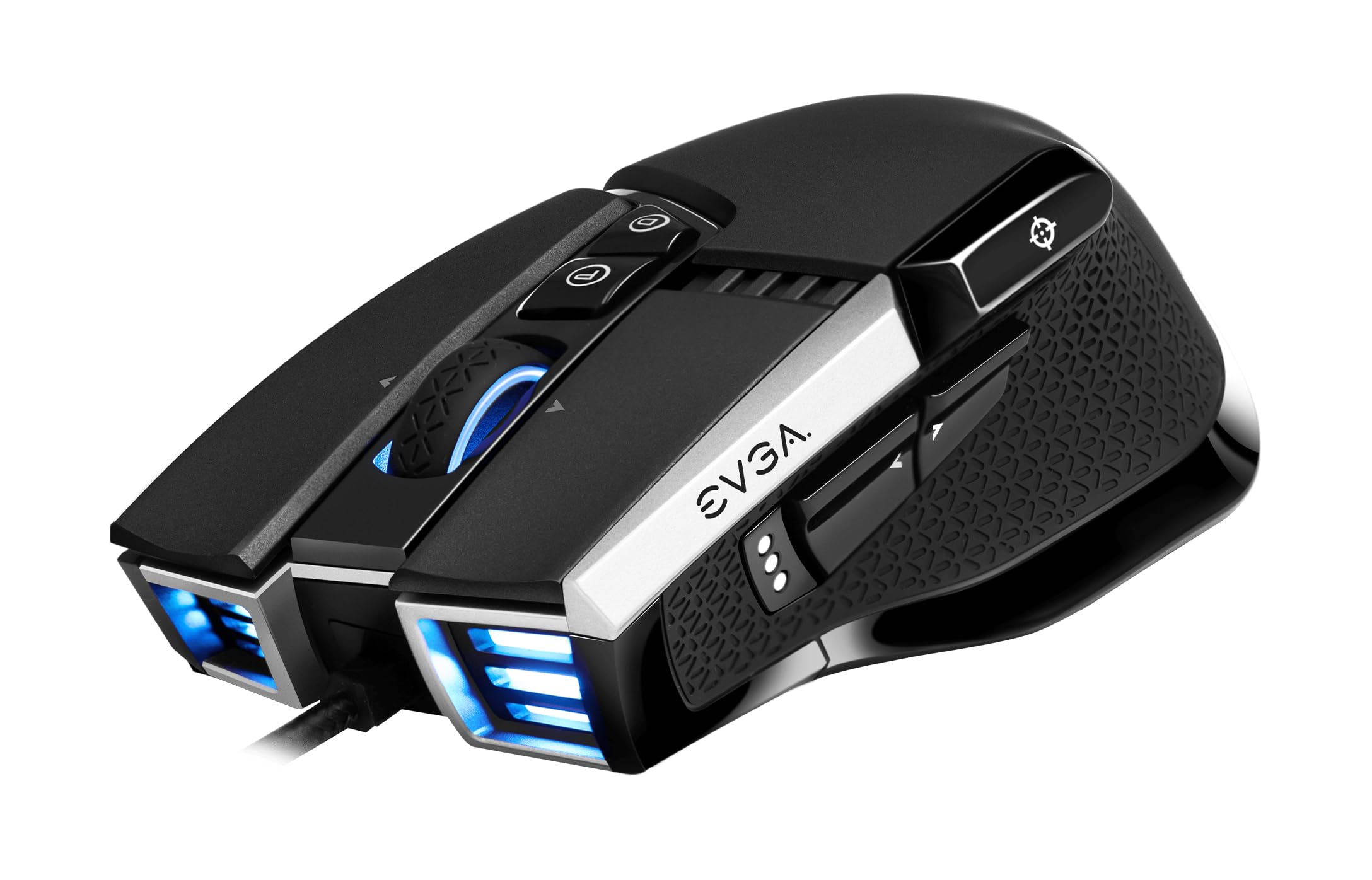 ماوس بازی Evga X17، سیمی، سیاه، قابل شخصی‌سازی، 16،000 Dpi، 5 پروفایل، 10 دکمه، ارگونومیک 903-W1-17Bk-Kr سیاه X17