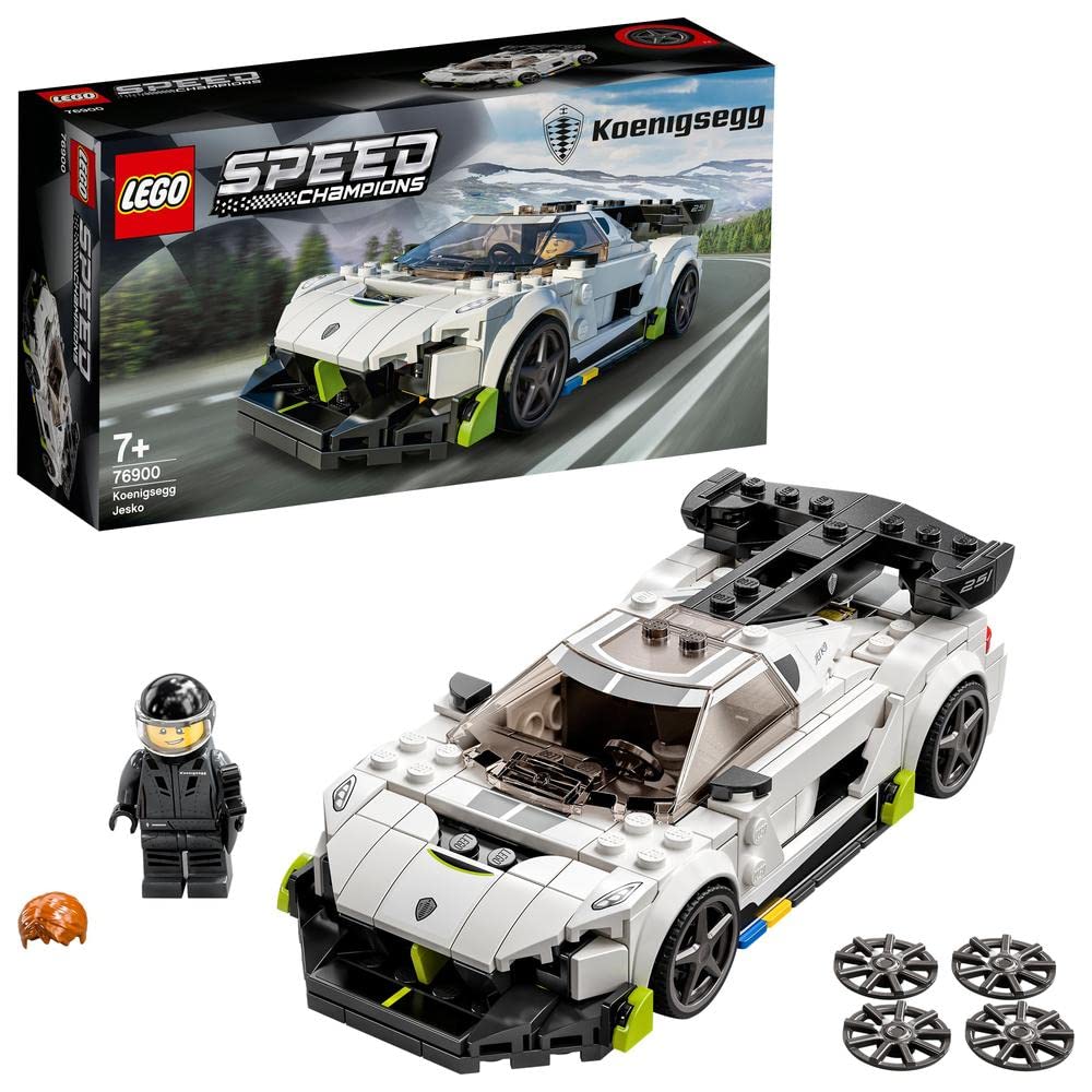مجموعه ساخت اسباب بازی بلوک‌های LEGO Speed Champions Koenigsegg Jesko 76900؛ اسباب بازی برای پسران، دختران و کودکان (280 قطعه) نسخه قدیمی