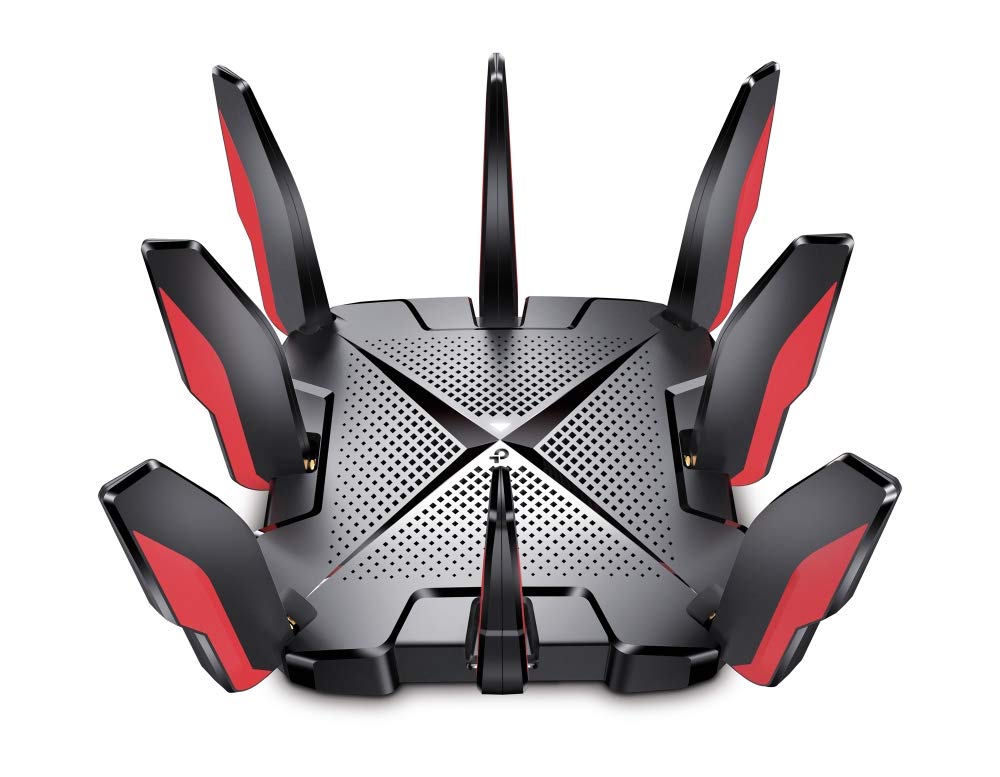 رابط TP-Link از سری بازی Wi-Fi 6 با 5 پورت گیگابیت (AX6600)، مشکی AX6600 Tri-Band Wifi6 Gigabit|Gaming Router (GX90)