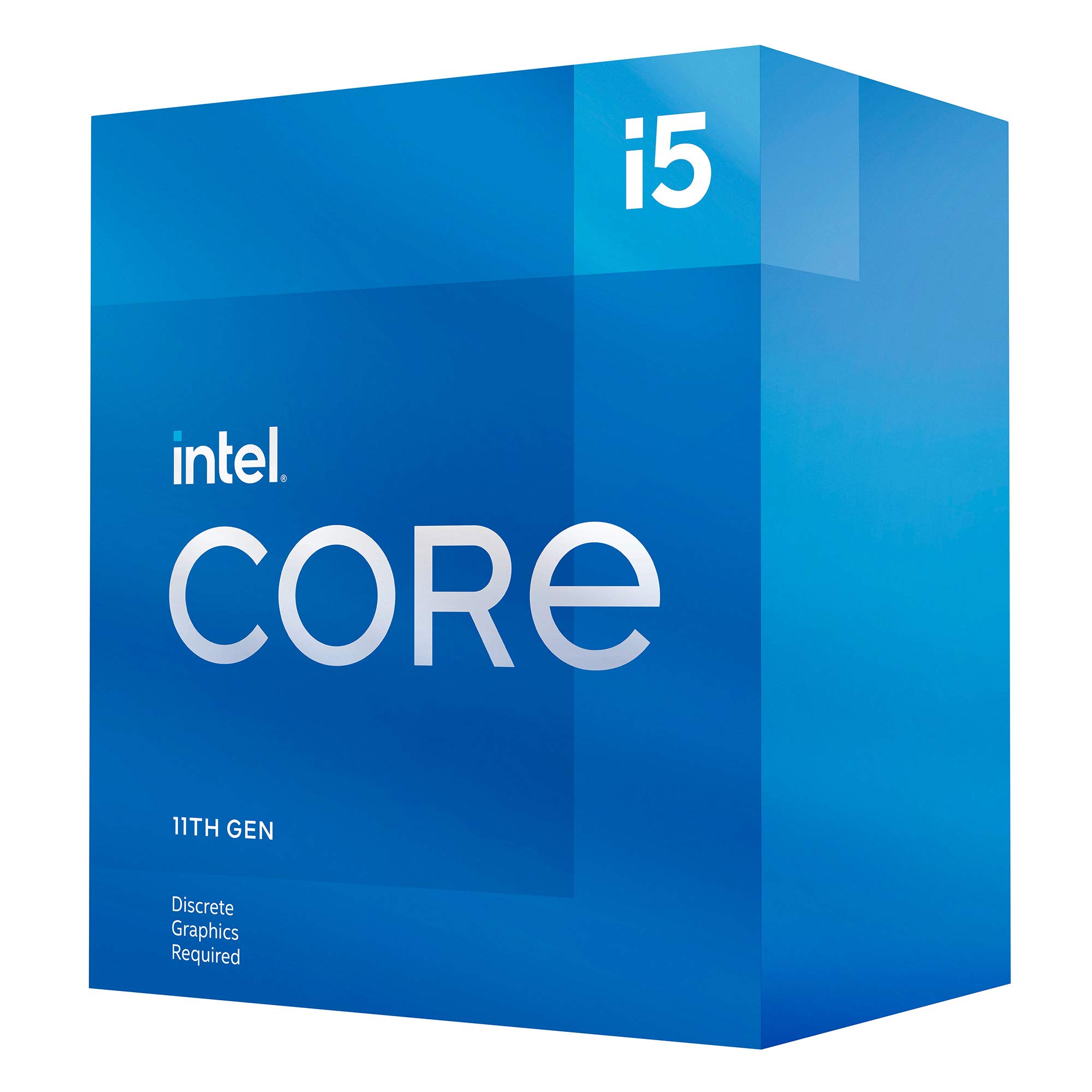 پردازنده رایانه رومیزی Intel Core i5-11400F - 6 هسته تا 4.4 گیگاهرتز، سوکت LGA1200، 65 وات، 12 مگابایت حافظه پنهان هوشمند، DDR4-3200، سری 500 و 400 چیپ‌ست، 8 گیگابایت بر ثانیه، 128 گیگابایت، نقره‌ای