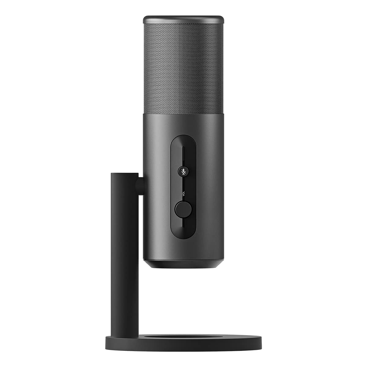 میکروفون استریمینگ Epos B20 با کابل 2.9 متری USB C میکروفون کامپیوتر برای بازی کامپیوتر و لپتاپ با کنترل صدا مناسب برای اتصال به PC، Mac و PS4/5. قابلیت استفاده با زیرپایه میزی، رنگ خاکستری. میکروفون EPOS B20