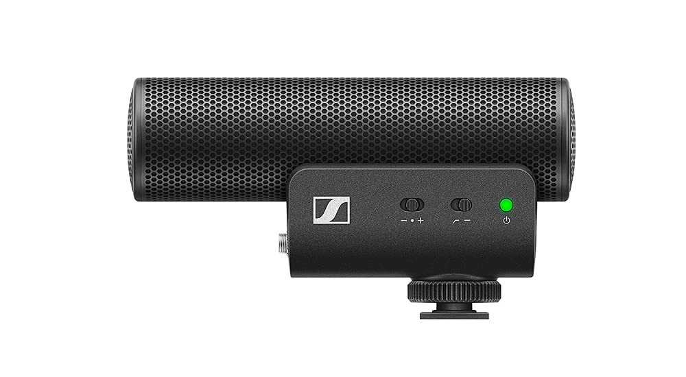 میکروفن شاتگان دوره‌ای Sennheiser MKE 400 با اتصال‌های 3.5 میلی‌متری TRS و TRRS برای دوربین‌های دیجیتال، آینه‌نگاشت و تلفن‌همراه، 508898