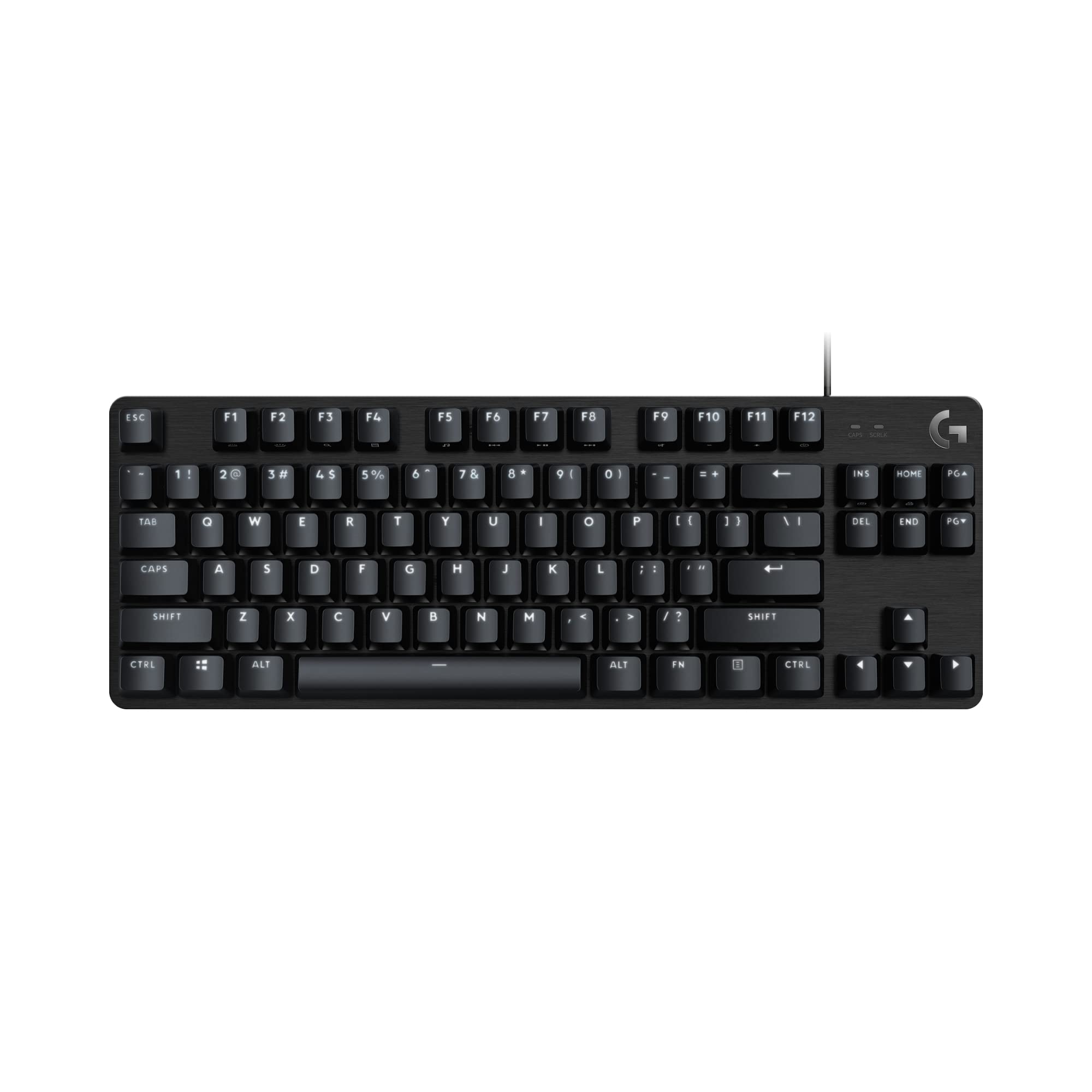 کیبورد بازی مکانیکی Logitech G413 TKL SE - کیبورد با نور پس زمینه کوچک با سوئیچ‌های مکانیکی لمسی، ضد-Ghosting، سازگار با ویندوز، macOS - آلومینیوم سیاه