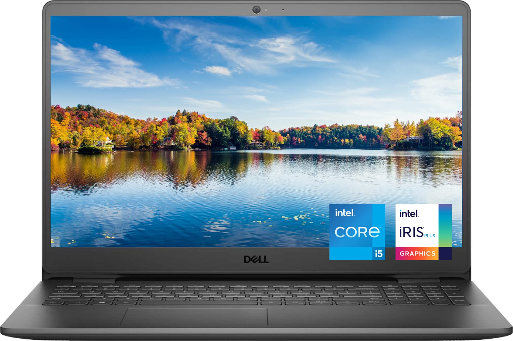 DELL (ارتقا یافته) جدیدترین لپتاپ اینسپیرون 15 سری 3000 مدل 3520، نمایشگر FHD 15.6 اینچی با وبکم، پردازنده چهار هسته ای اینتل Core i5-1235U نسل 12م، 16GB RAM، 512GB SSD، HDMI، Wi-Fi، ویندوز 11 هوم، مشکی 16GB RAM | 512GB SSD