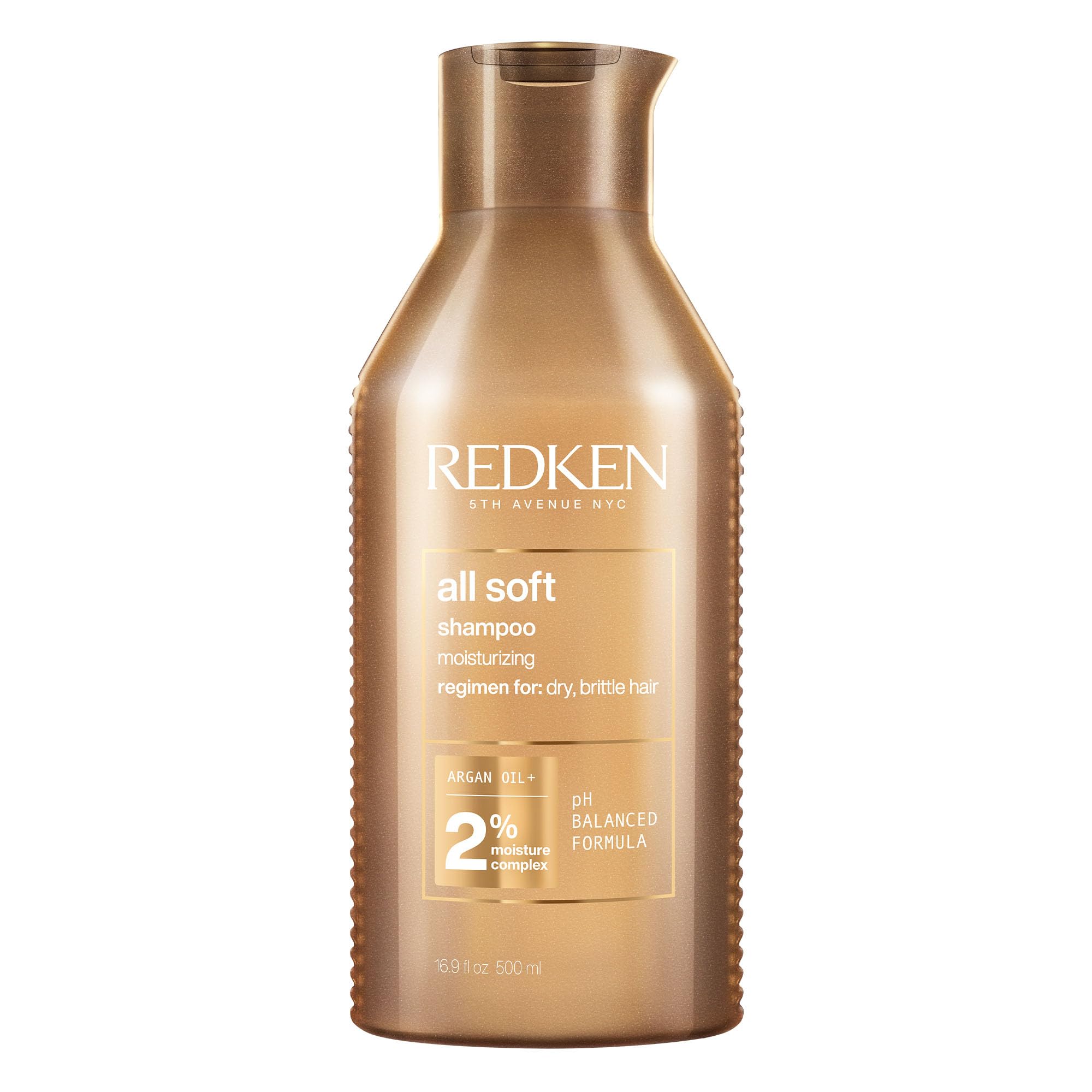 Redken Shampoo, For Dry Hair, Argan Oil, Intense Softness and Shine, All Soft 500 ml