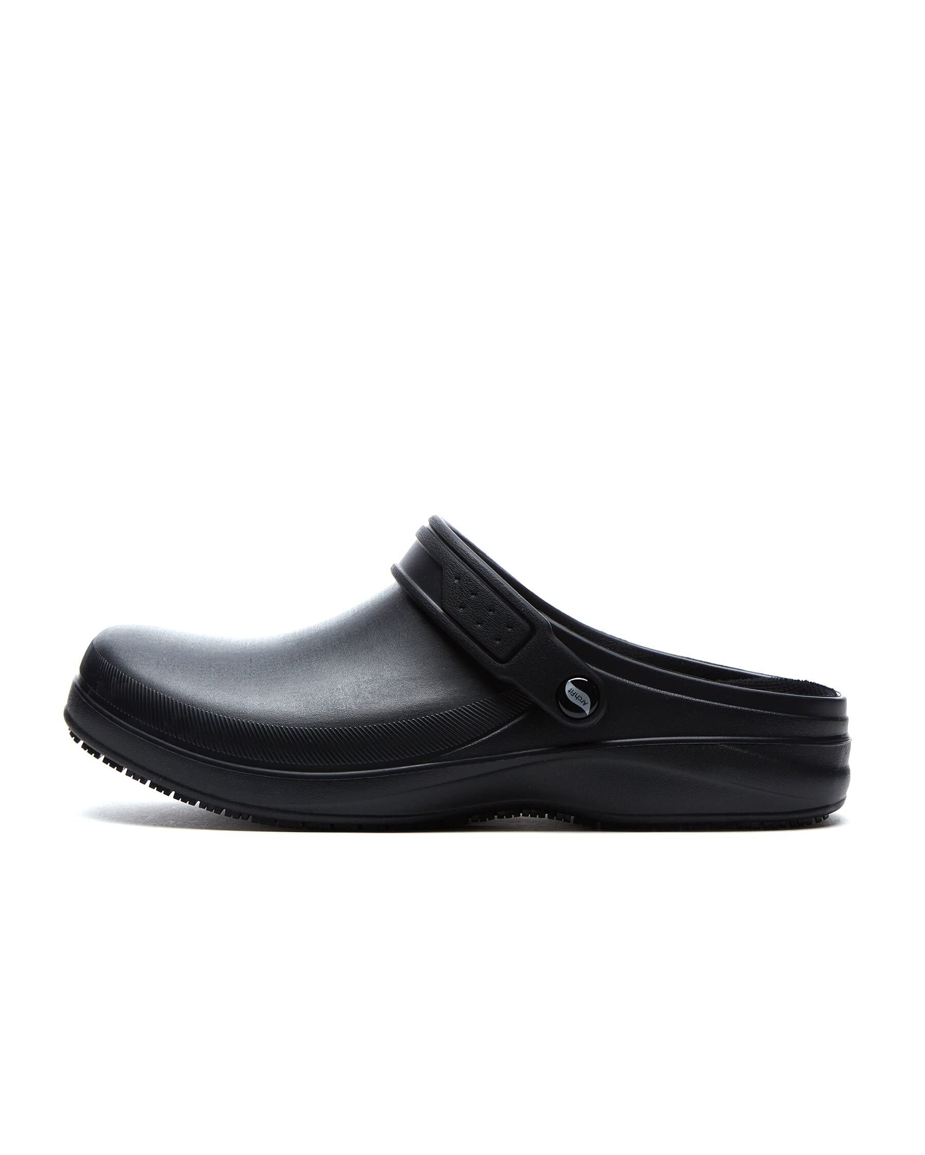 کفش اسکچرز مردانه مدل Riverbound SR Arch Fit — کلاگ مشکی، مناسب برای متخصصان مراقبت‌های بهداشتی، سایز 42 (EU)