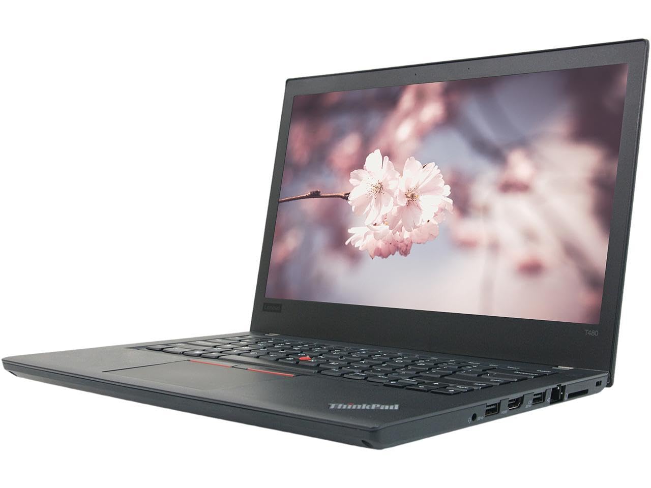 لپ تاپ تجاری Lenovo ThinkPad T480 Renewed | پردازنده intel Core i5 نسل هشتم | 16GB RAM | 256GB حافظه‌ی حالت جامد SSD | ویندوز 10 Pro. | 14.1 اینچ غیر لمسی | بازسازی شده، مشکی