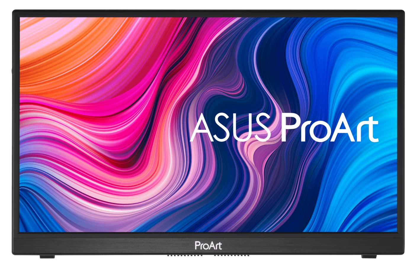 نمایشگر لمسی قابل حمل ASUS ProArt Display 14 اینچ با رزولوشن 1080P (PA148CTV) - Full HD, فناوری IPS، 100% sRGB/Rec.709، دقت رنگ ΔE < 2، تایید شده توسط Calman، پشتیبانی از تغذیه از طریق USB-C، خروجی Micro HDMI، سوکت تراپود، رنگ مشکی، 14 اینچ لمسی، پشتیبانی از 100% sRGB، تغذیه از طریق USB-C