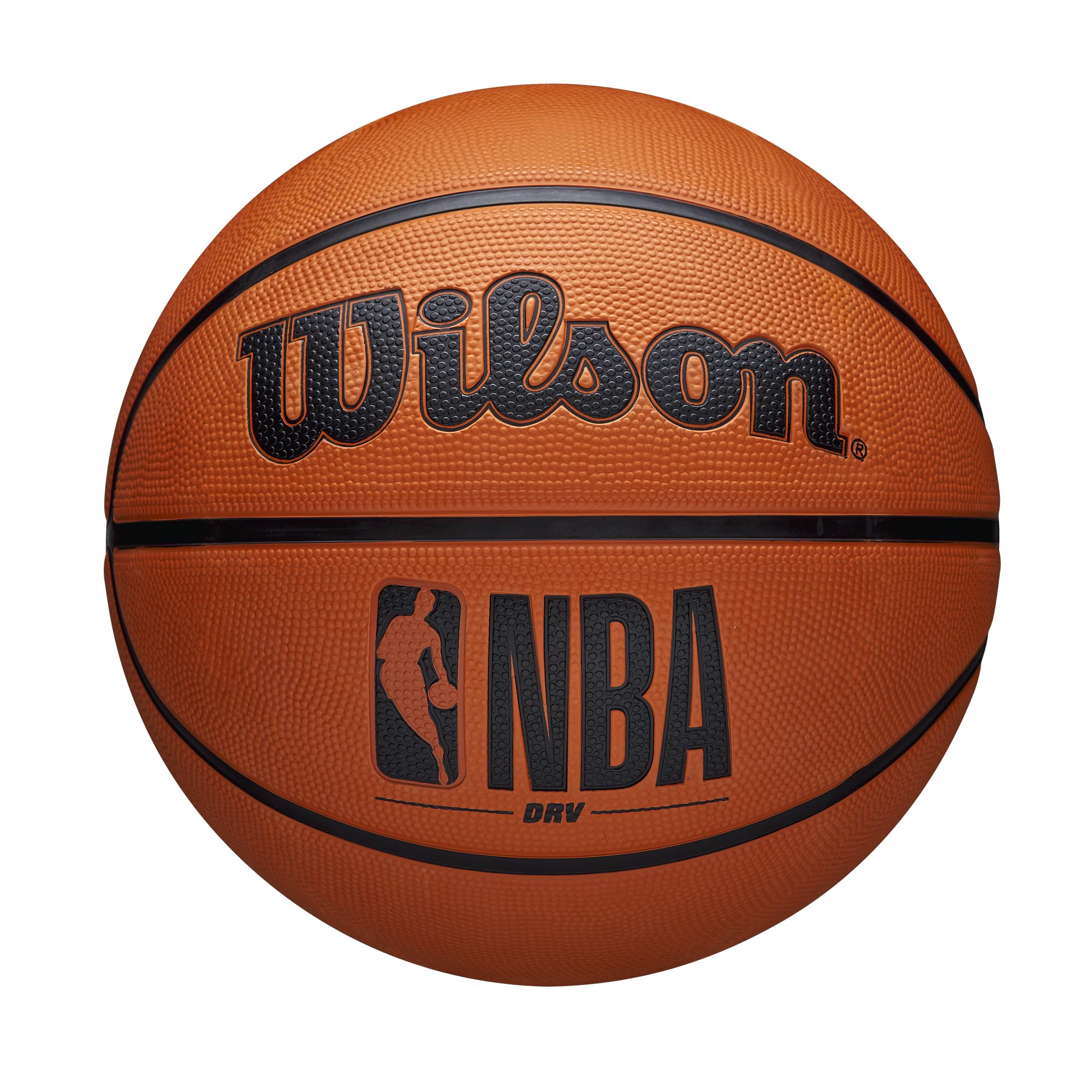 توپ بسکتبال مدل Wilson NBA DRV سایز 7 - 29.5 اینچ، رنگ قهوه‌ای DRV