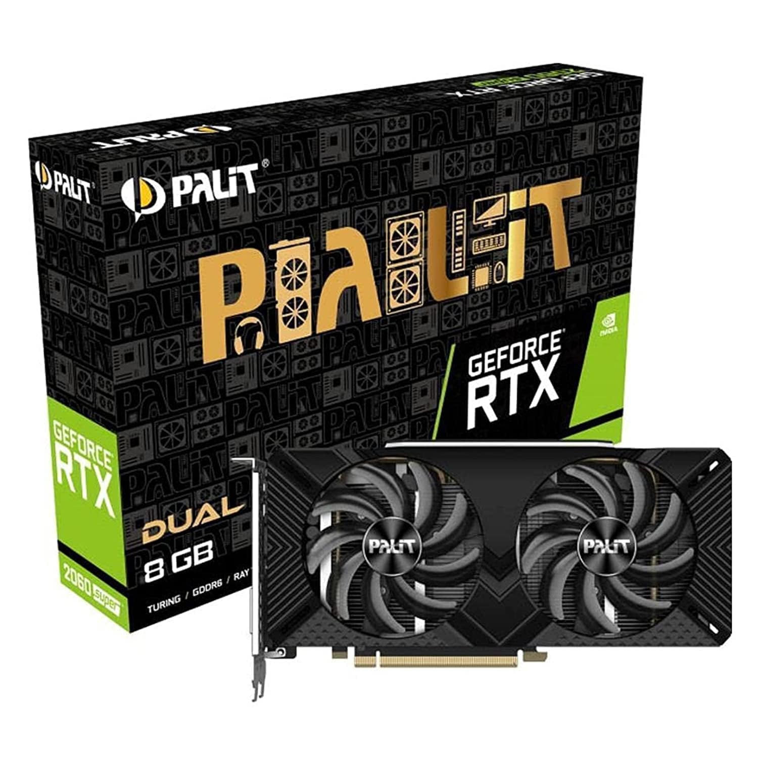 کارت گرافیک Palit GeForce RTX 2060 SUPER Dual 8GB
