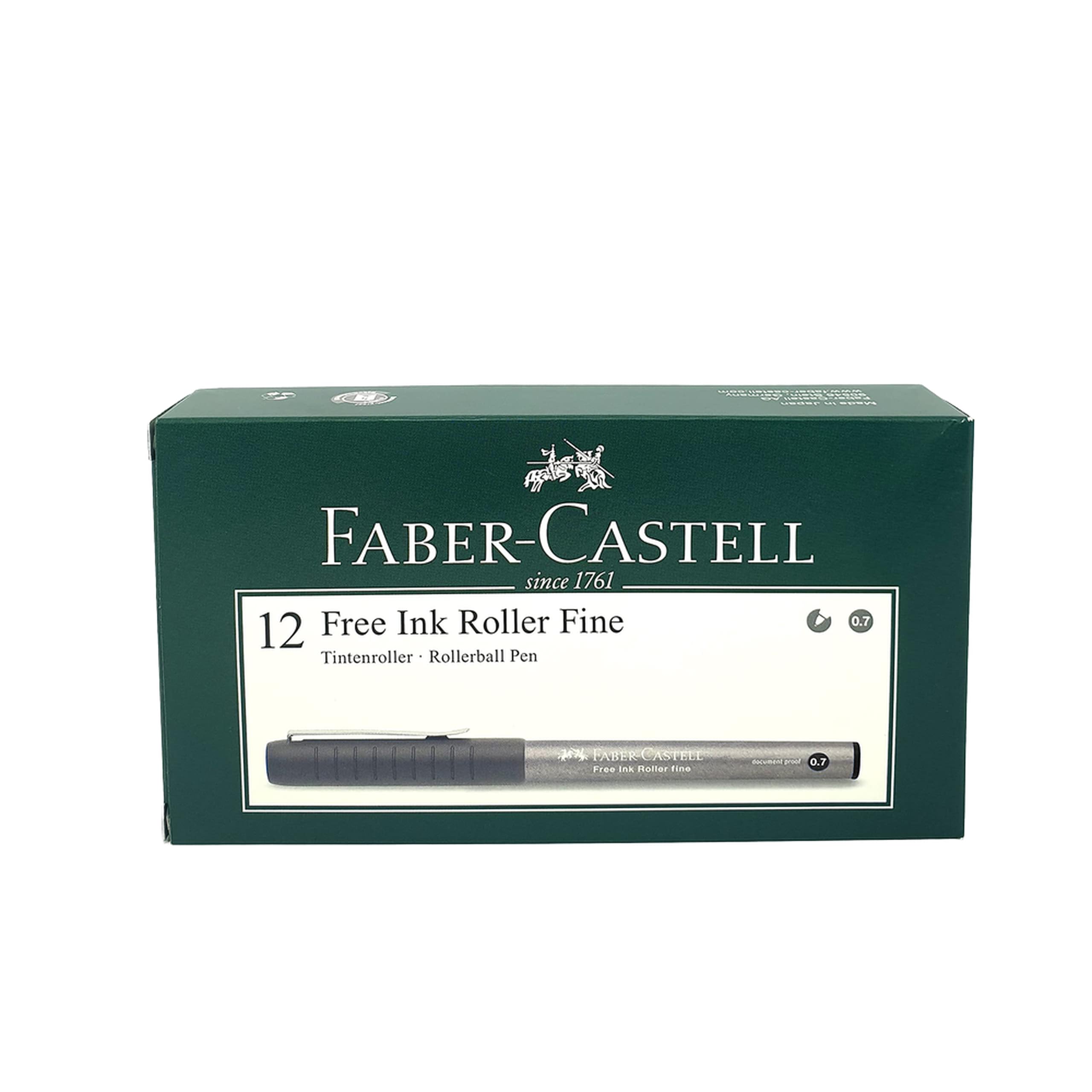 نوشتار Faber-Castell Ink Roller Vision 0.7mm سیاه 12 عددی، 248199