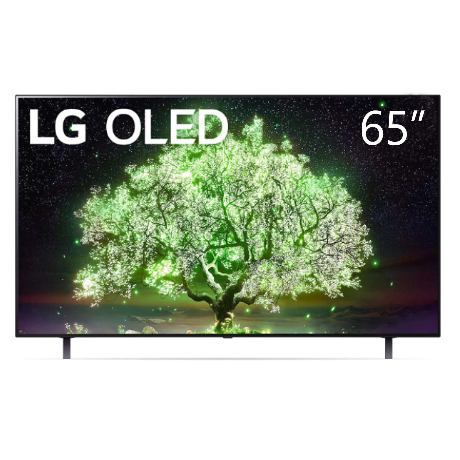 تلویزیون 65 اینچ ال‌جی با طراحی صفحه نمایش سینمایی OLED 4K با فناوری HDR سینمایی وب‌اواس با هوش ThinQ AI و پیکسل دیمینگ - OLED65A1PVA (مدل 2021) تنها تلویزیون 65 اینچ