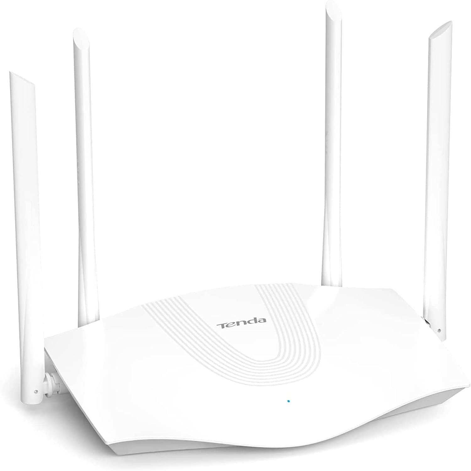 مسیریاب Tenda RX3 AX1800 Mbps Wi-Fi 6، مسیریاب بی‌سیم دو بانده گیگابیتی، فناوری OFDMA+MU-MIMO، پردازنده چهار هسته‌ای، 3 پورت LAN گیگابیتی، VPN/WPA3/IPV6، ایده‌آل برای بازی‌های Xbox/PS4/Steam و 4K RX3 AX1800 Mbps|Wi-Fi 6