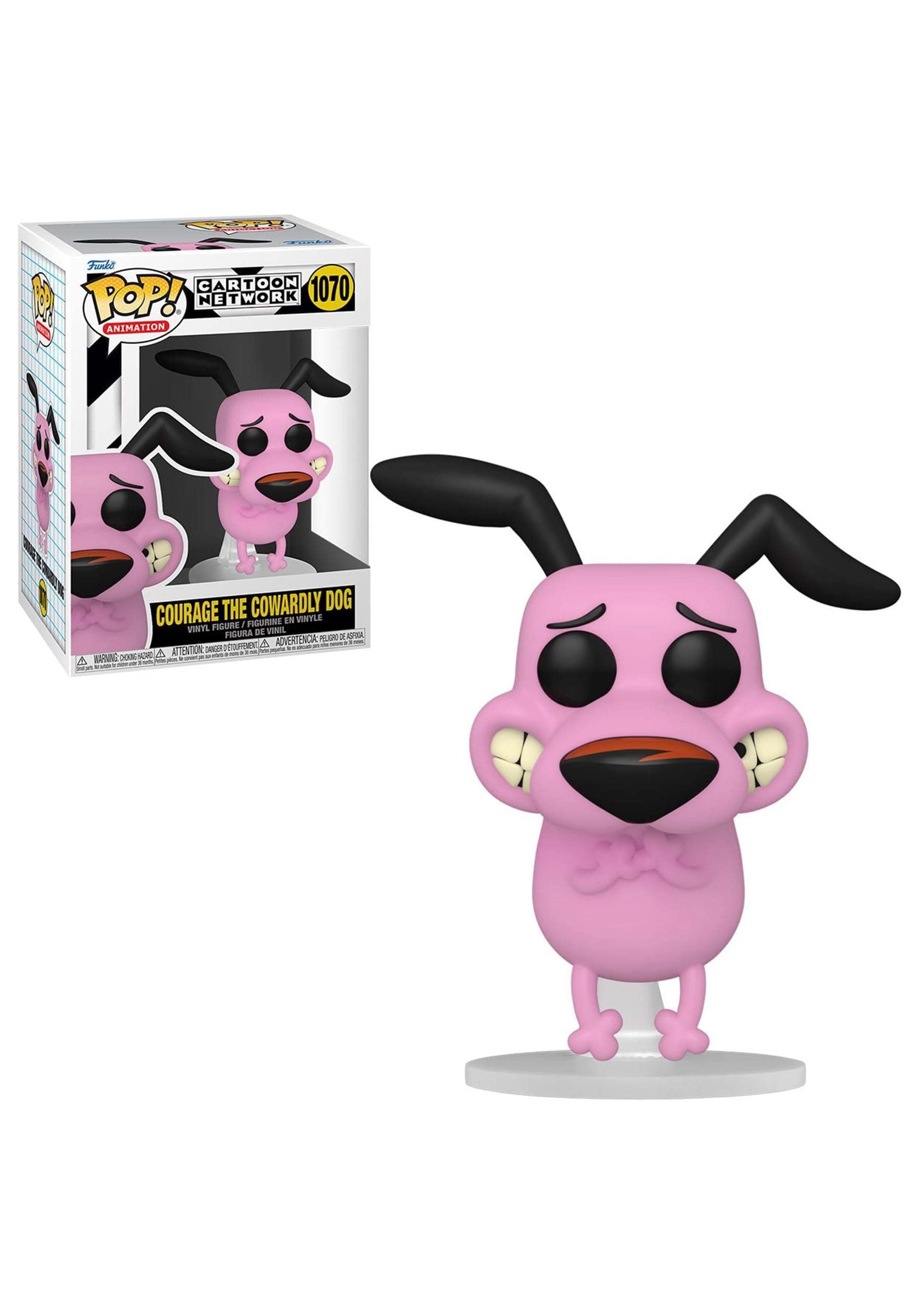 تناسخ Funko! انیمیشن: شجاعت - شجاعت سگ ترسو - عروسک وینیل قابل جمع آوری - ایده هدیه - محصول رسمی - اسباب بازی برای کودکان و بزرگسالان - طرفداران تلویزیون - مدل عروسک برای جمع آوری و نمایش