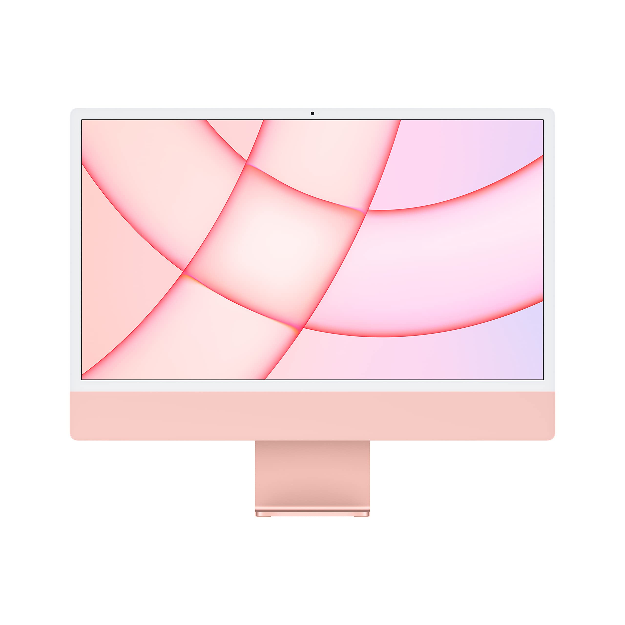 سال 2021 iMac اپل (24 اینچ، تراشه Apple M1 با 8 هسته CPU و 8 هسته GPU، 4 پورت، 8 گیگابایت RAM، 512 گیگابایت) - صورتی 512 گیگابایت صورتی 4 پورت