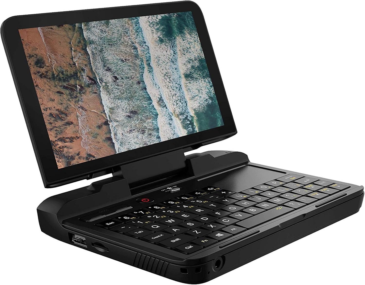 GPD Micro PC - رایانه همراه فوق العاده کوچک، ویندوز 10 (6 اینچ) نمایشگر HD، دو هسته ای اینتل N4120، رم 8 گیگابایت LPDDR۴، وای فای دو باند، اترنت گیگابیت، بلوتوث، HDMI، RS232