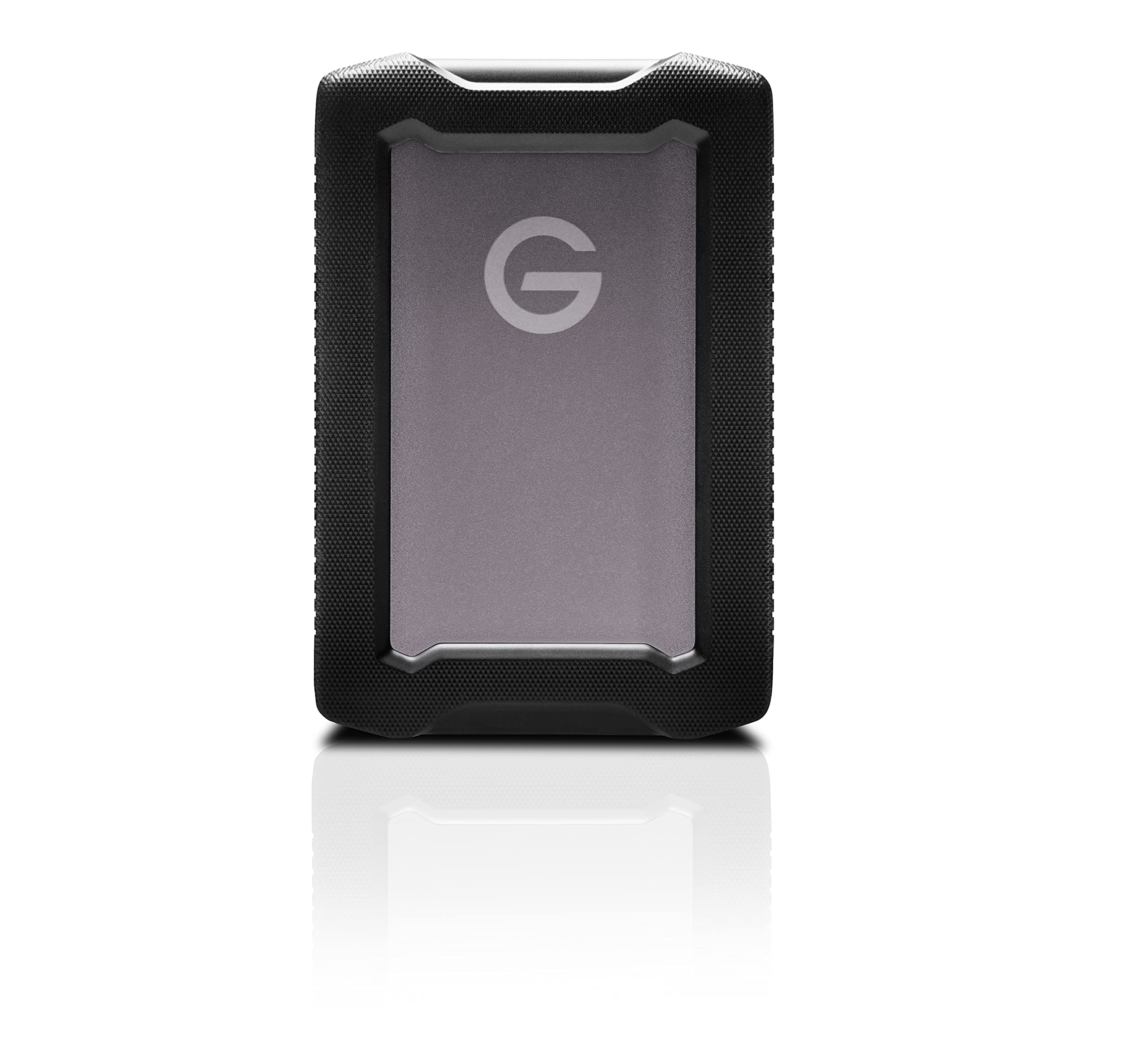 درایو خارجی قابل حمل و مقاوم با ظرافت SanDisk Professional 4TB G-Drive Armoratd - HDD نسخه ۴ ترابایت، USB-C، USB 3.2 Gen 1 - مدل SDPH81G-004T-GB Band و نسخه ۴ترابایت نسل‌های قبلی