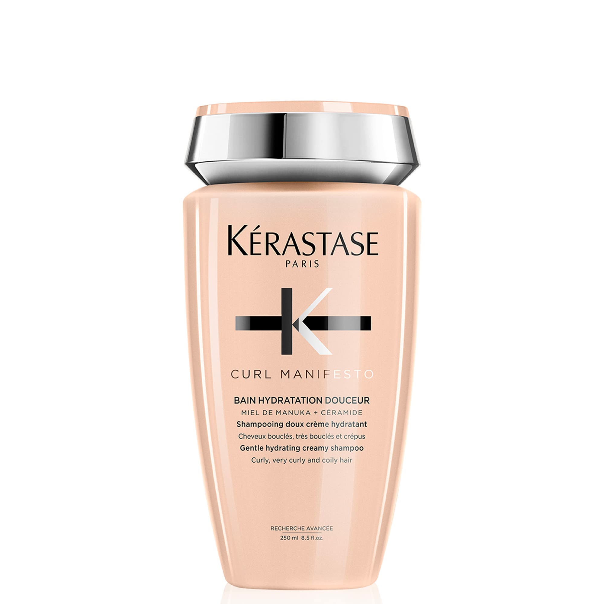 شامپو کرمی آرامش بخش موهای Kérastase Curl Manifesto Bain Hydratation Douceur با حجم 250 میلی لیتر