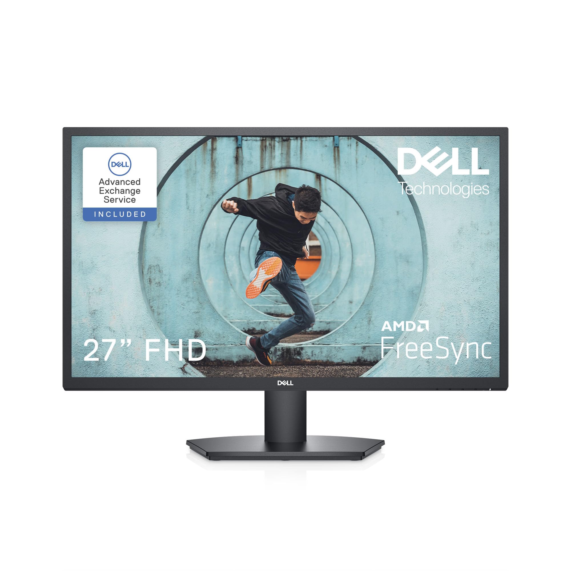 مانیتور Dell SE2722HX اندازه 27 اینچ Full HD (1920 × 1080)، 75Hz، VA، 4 میلی ثانیه، AMD FreeSync، HDMI، VGA، گارانتی 3 ساله