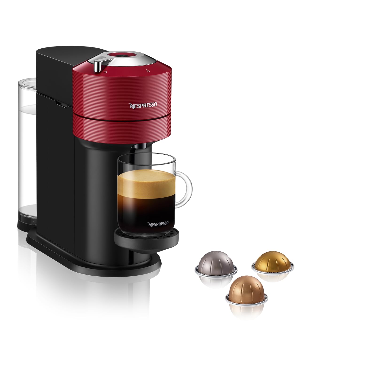 ماشین قهوه Nespresso Vertuo Next توسط Nespresso، رنگ گیلاسی - نسخه انگلیسی، Vertuo Next قرمز