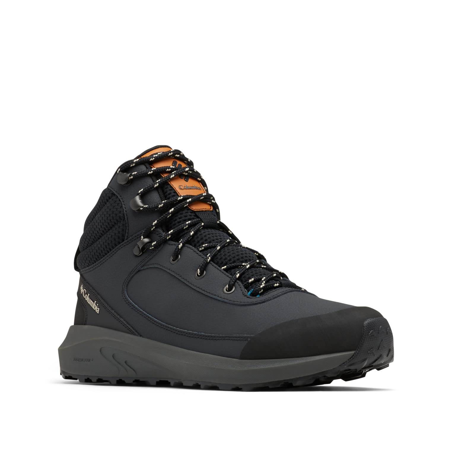 کفش‌های کوه‌نوردی و پیاده‌روی مردانه Columbia Trailstorm Peak Mid با قسمت میانی بلند 40.5 یورو سیاه X خاکستری تاریک