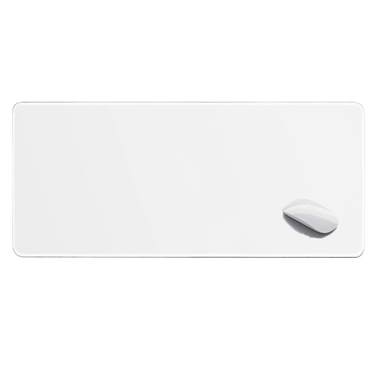پد موس اصطکاکی Sublimation Blanks، 32x12 اینچ با عکس Heat Press Printing Picture Logo Crafts (سفید)