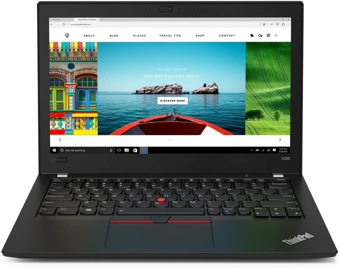 لپتاپ تجاری لنوو تینک‌پد X280 بازسازی شده | پردازنده اینتل Core i5-8350U | 8 گیگابایت رم | 256 گیگابایت حافظه داخلی SSD | نمایشگر 12.5 اینچی غیر لمسی | ویندوز 10 پرو | تجدیدنظر شده