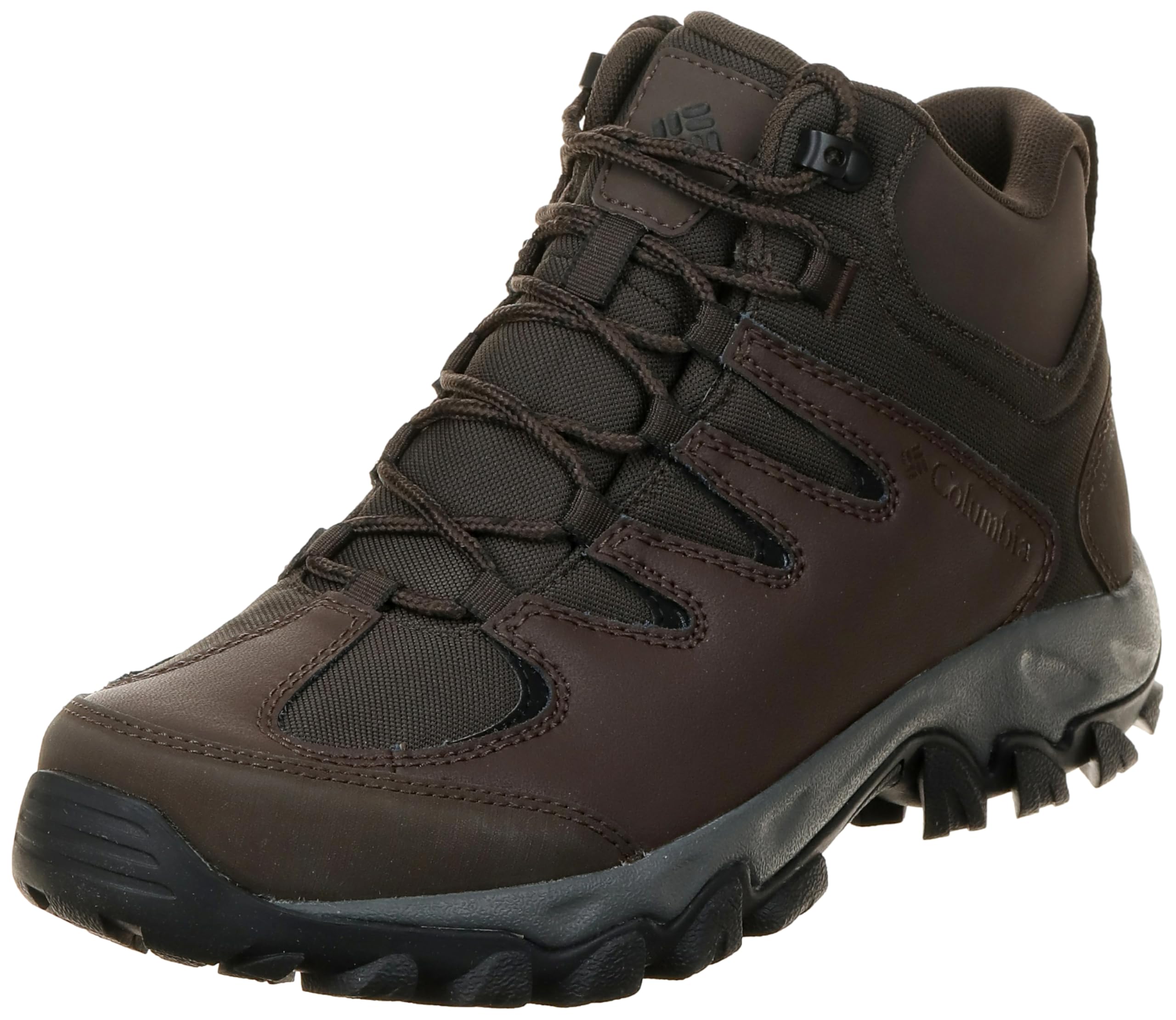 کفش‌های پیاده‌روی مردانه Columbia Buxton Peak Mid II - اندازه ۴۴ یورو - وسیع - رنگ کوردوان/سیاه