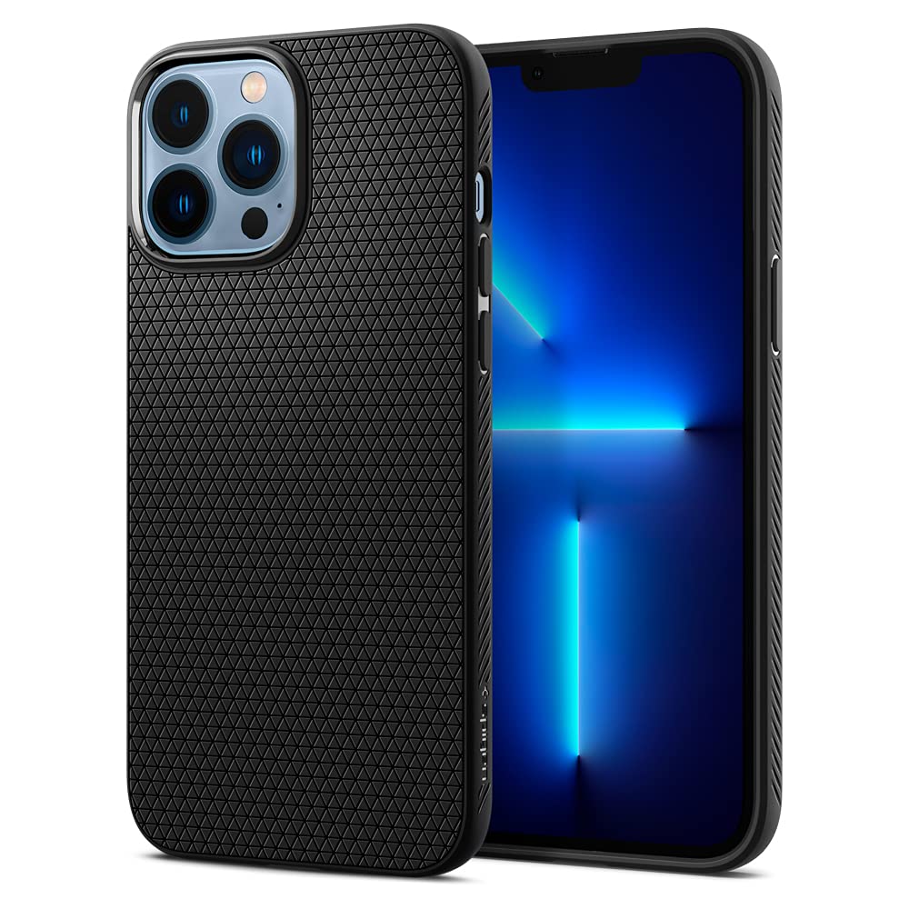 کاور محافظ Spigen Liquid Air طراحی شده برای آیفون 13 پرو مکس - مشکی مات