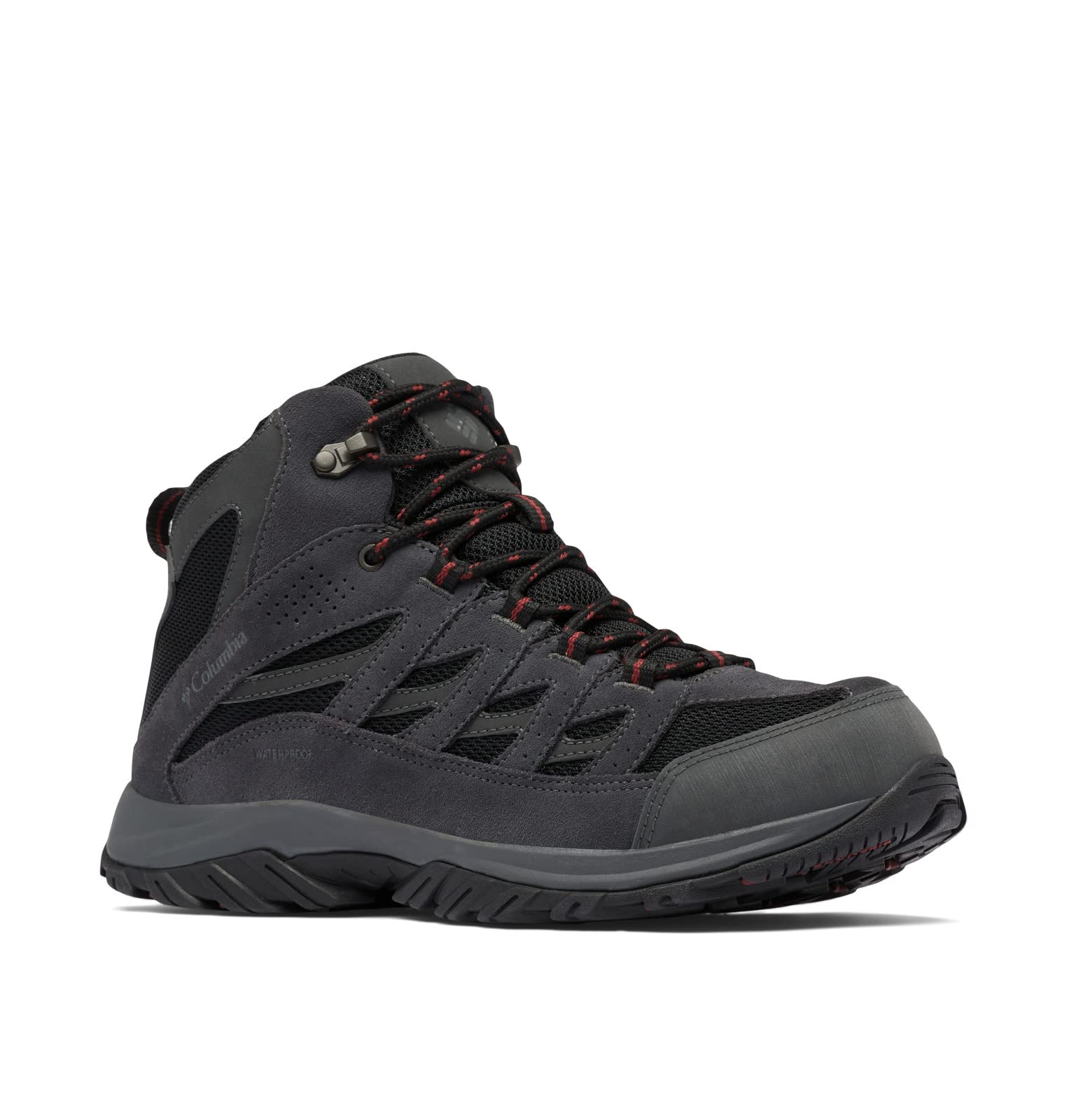 کفش گردشی مردانه Columbia Crestwood Mid Waterproof سایز ۴۵ اروپا با عریض، رنگ مشکی و زغالی