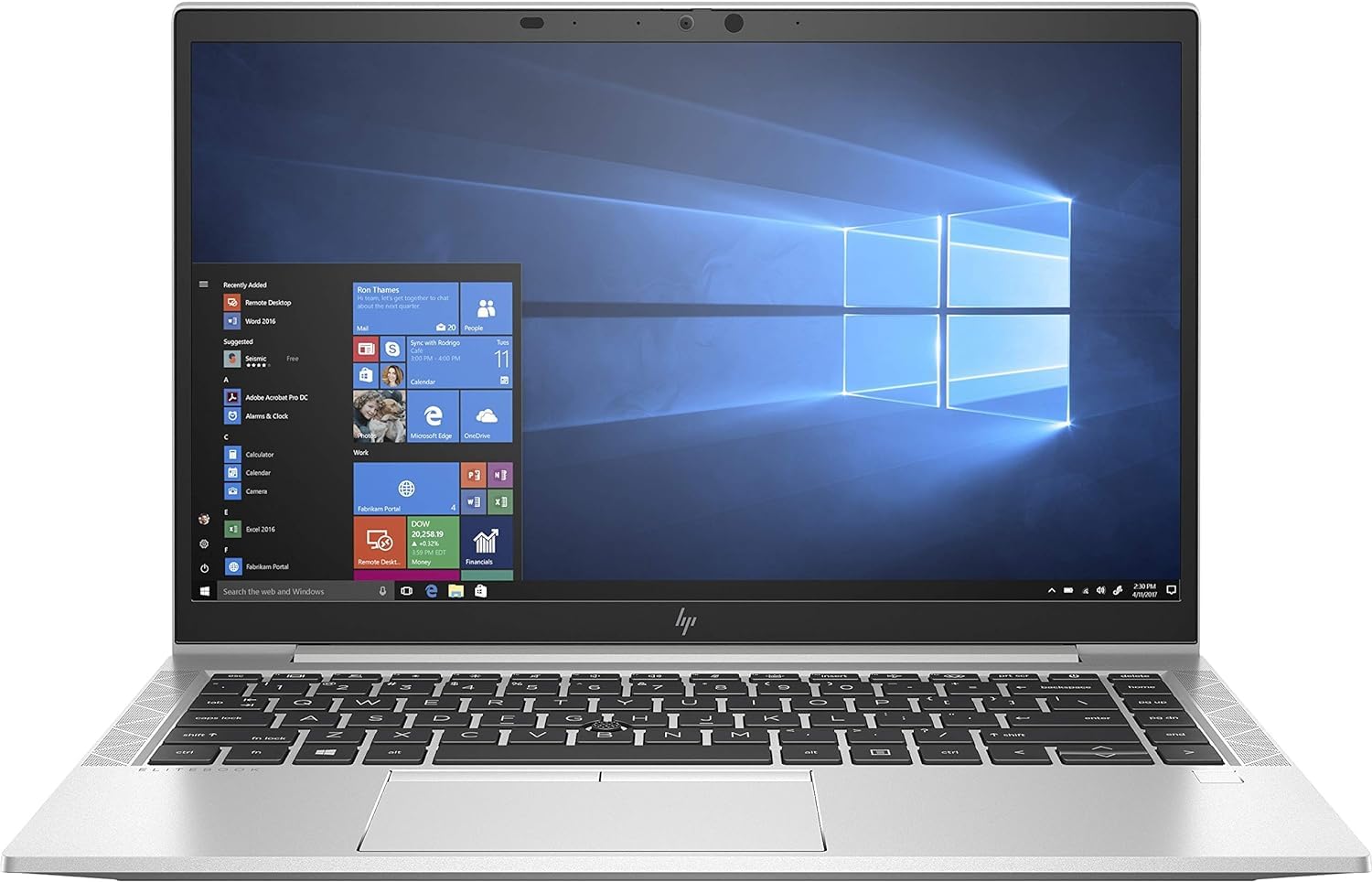 لپ تاپ HP EliteBook 840 G7 14 اینچ - Full HD - 1920 x 1080 - Core i5-10310U چهار هسته‌ای (4 هسته) 1.70 گیگاهرتز - 16 گیگابایت رم - 256 گیگابایت حافظه‌ی جامد SSD - ویندوز 10 پرو - گرافیک Intel UHD Premium - صفحه کلید انگلیسی (تجدید نظر شده)