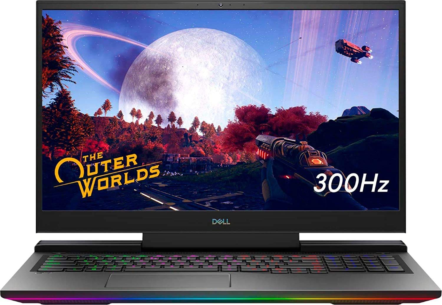 لپتاپ بازی Dell G7 17.3 اینچ صفحه نمایش FHD 300Hz LED | پردازنده Intel Core i7-10750H | 32GB RAM | 1TB SSD | NVIDIA GeForce RTX 2070 | صفحه کلید RGB | ویندوز 10 خانه | مشکی (تجدیدنظر شده)