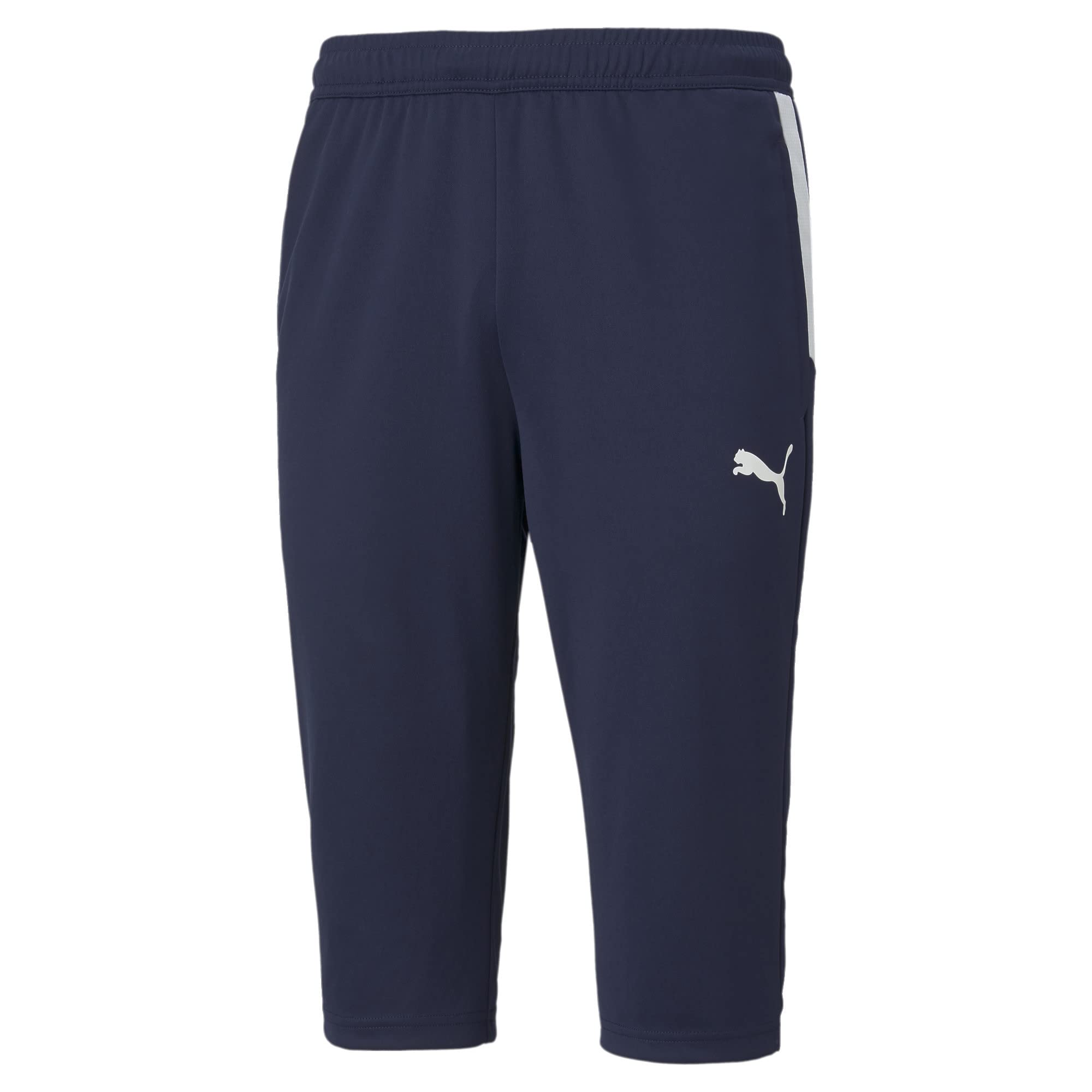 شلوار تمرینی ۳/۴ تیم‌لیگا مردانه PUMA مدل M رنگ نیونی نیوی-سفید を translate.