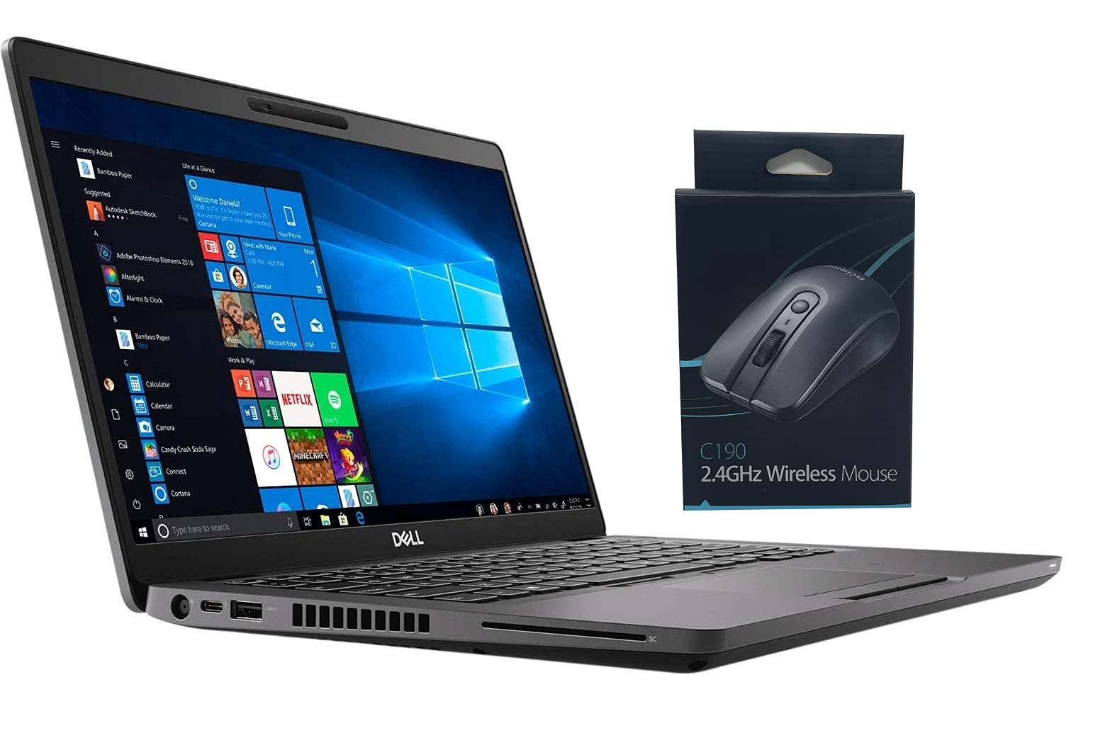 لپتاپ نوت‌بوک دل Latitude 5300 2-In-One، پردازنده Intel Core i5 نسل ۸، رم 8 گیگابایت DDR4، درایو SSD 256 گیگابایت، صفحه نمایش لمسی، پورت Type C، وایفای و بلوتوث، موس بی‌سیم، ویندوز ۱۰ پرو (بازسازی شده)
