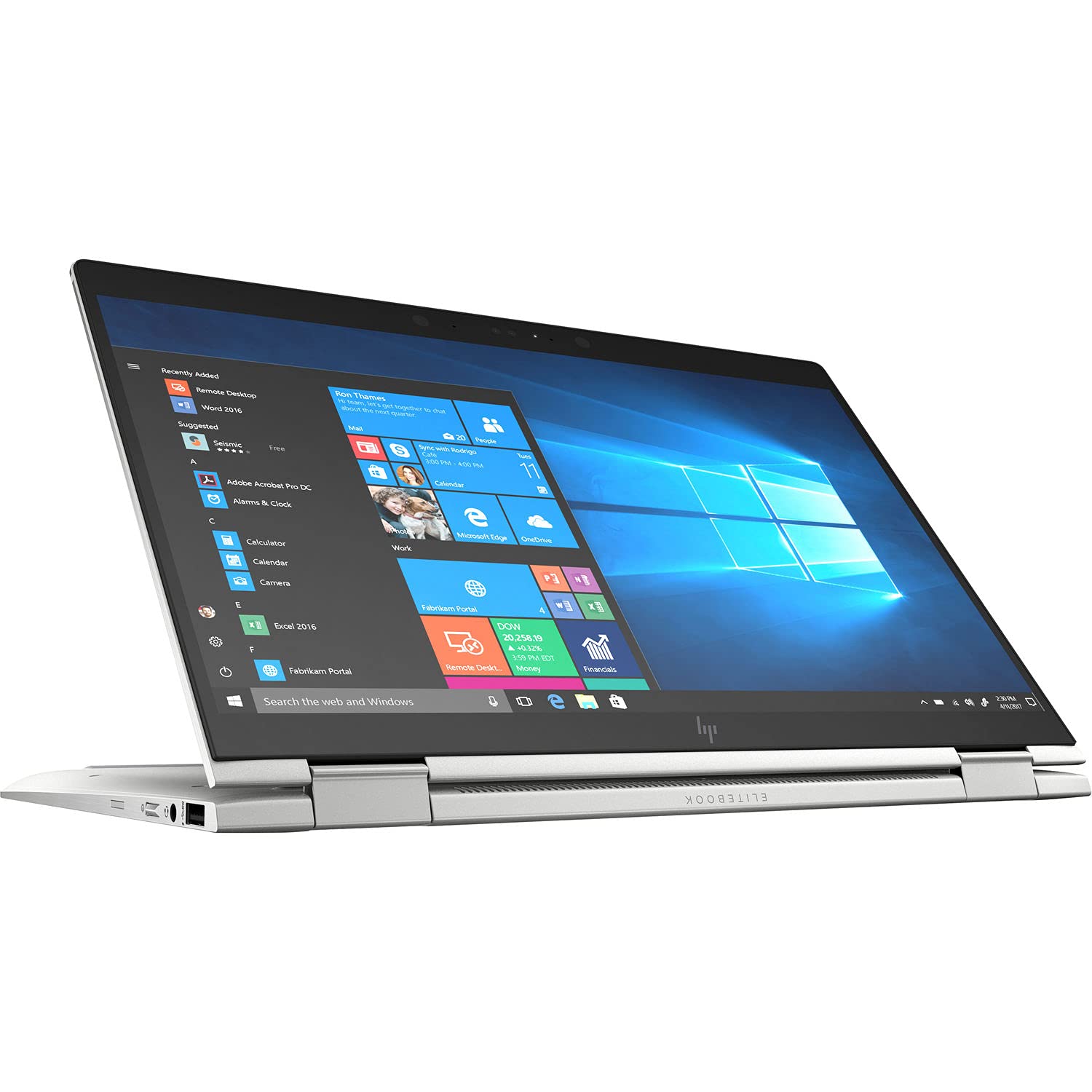 HP (Refurbished) Elitebook X360 1030 G3 2-in-1 13.3 Touchscreen FHD (1920x1080) Business Laptop (Intel Core i5-8350U, 8GB RAM, 512GB SSD) Backlit, Thunderbolt, Webcam | Windows 10 Pro