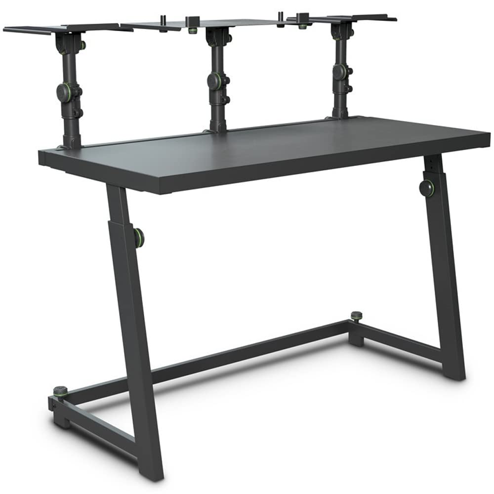 پایه گرانشی FDJT 01 DJ-Desk با بلندگوی انعطاف‌پذیر و سینی لپ‌تاپ