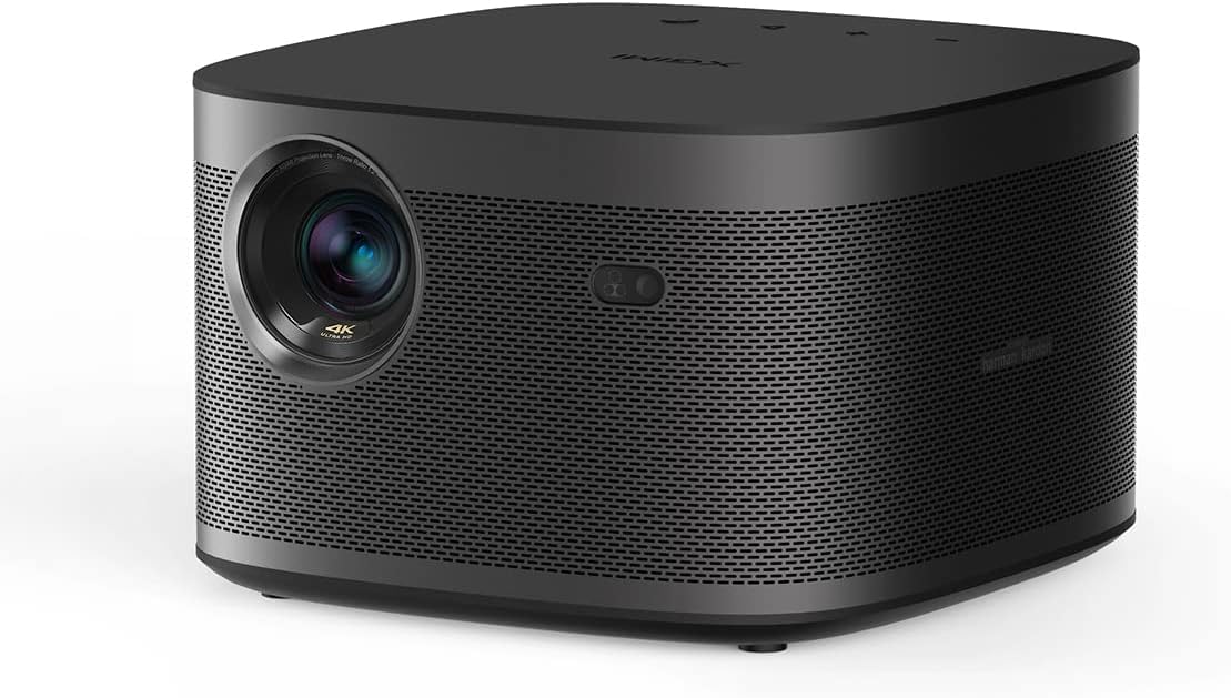 تصویرپرداز 4K XGIMI Horizon Pro با 2200 لومن ANSI، پروژکتور فیلم با Android TV 10 و بلندگوی یکپارچه Harman Kardon، اتو کی‌استون و فوکوس، فناوری ISA، وایرلس کستینگ WiFi بلوتوث تئاتر خانگی