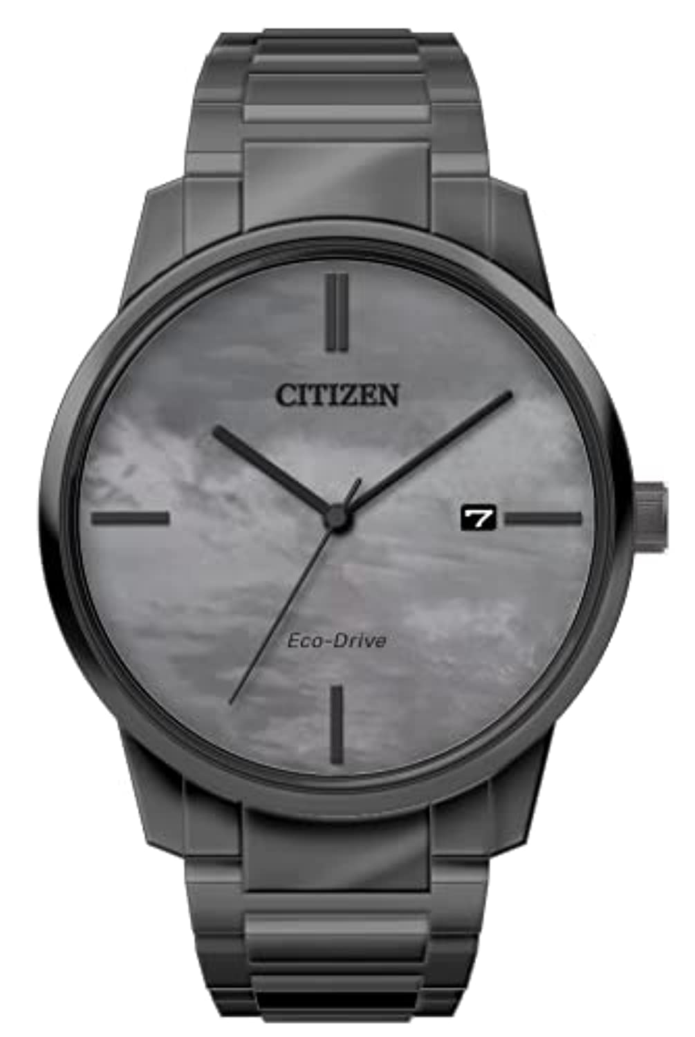 مترجم Citizen Eco-Drive ساعت مردانه با صفحه نمایش تاریخ مشکی