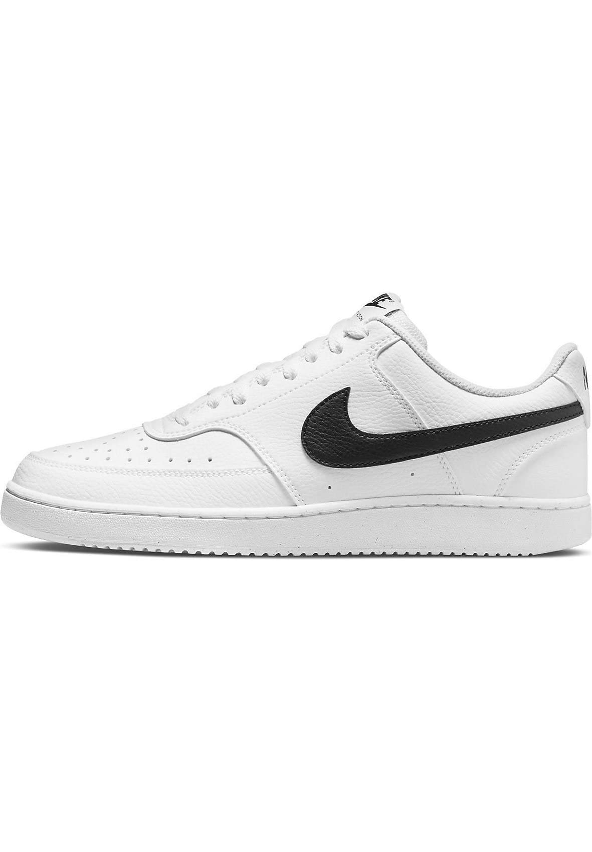 کفش مردانه Nike Court Vision Lo Nn 42 EU رنگ سفید / سیاه-سفید