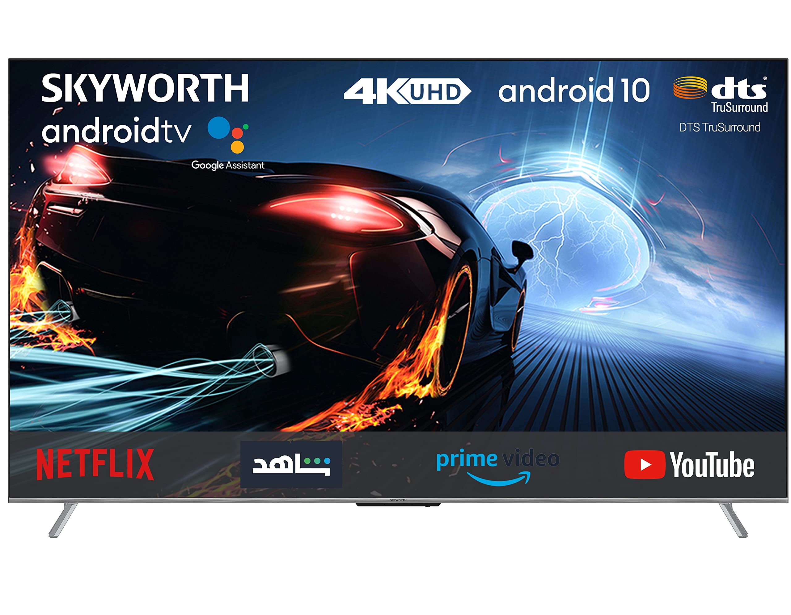 تلویزیون اسکایورث 86 اینچ 4K UHD هوشمند اندروید 10.0 با دستیار گوگل هوشمند Chromecast داخلی ، دارای طراحی LED هوشمند و ظریف - مدل 86SUC9500 اینچ 86