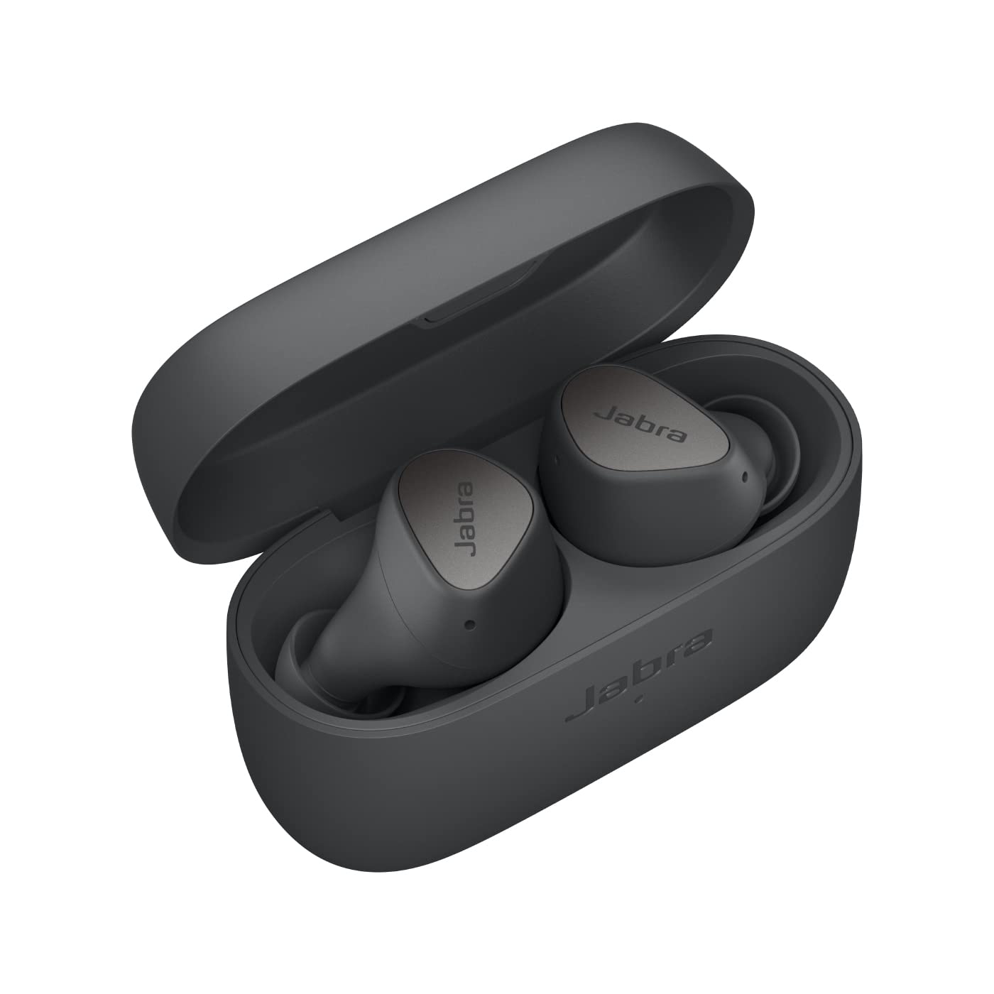 هدفون بلوتوث بی‌سیم Jabra Elite 3 در گوش - هدفون‌های بی‌سیم حقیقی با عایق صدا، چهار میکروفون داخلی برای تماس‌های واضح، بیس قوی، صدای قابل تنظیم و حالت مونو - خاکستری تیره Elite 3 Dark Grey