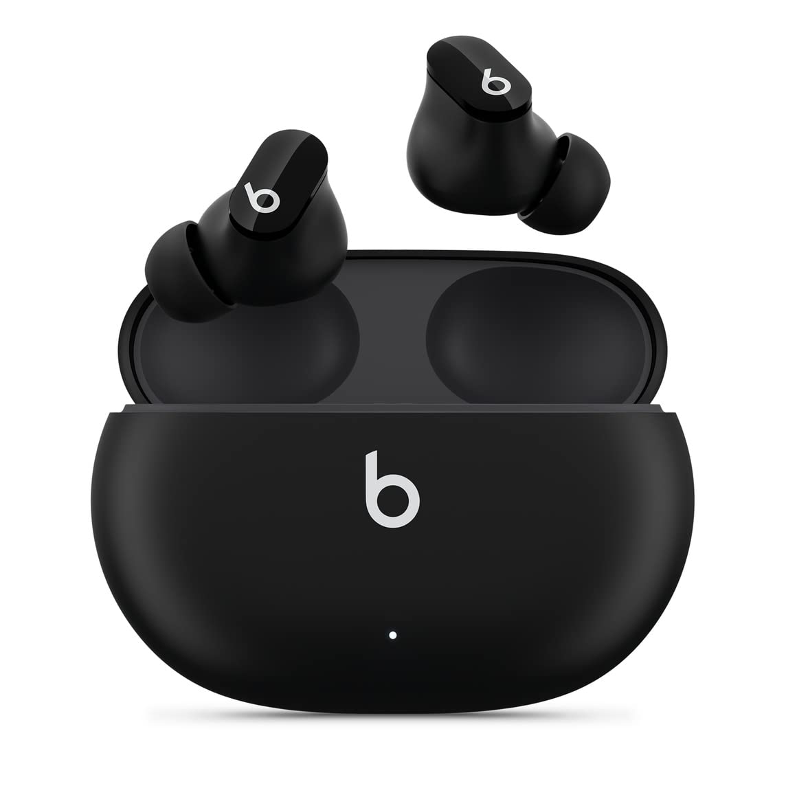 هدفون های بی سیم گوشی Beats Studio Buds با قابلیت کنسل صدا، مقاوم در برابر عرق با رتبه IPX4، هدفون های سازگار با اپل و اندروید، بلوتوث کلاس 1 دارای میکروفون داخلی، رنگ سیاه