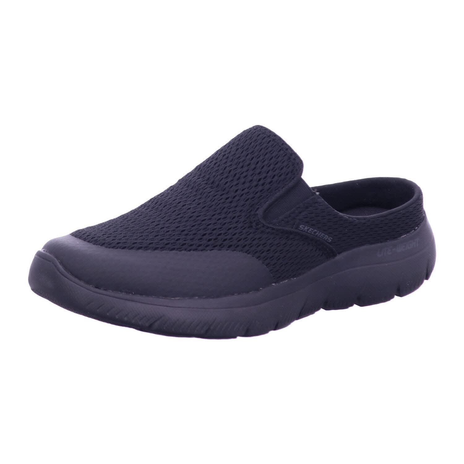 Skechers Summits Vindicator کتانی مردانه سایز 45 (EU) مشکی با تزئینات پارچه‌ای
