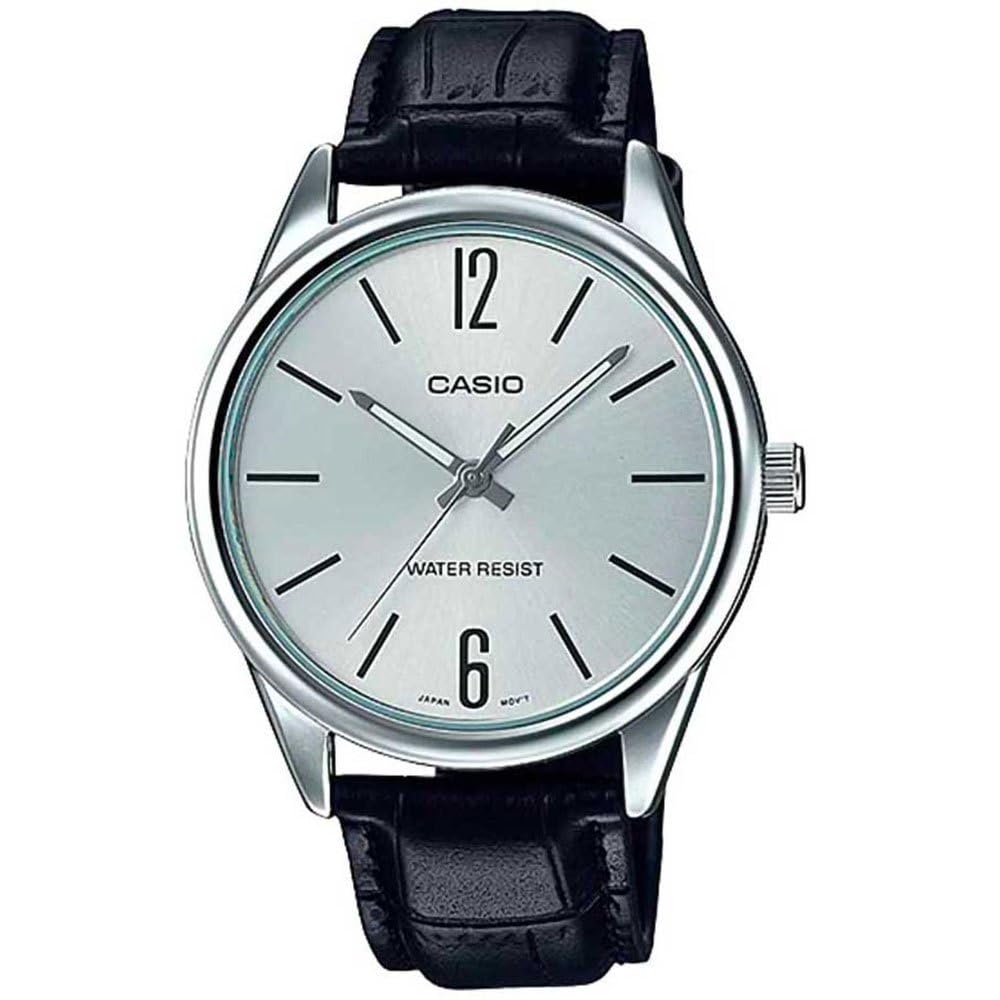 ساعت آنالوگ Casio: مدل MTP-V005 مردانه آبی سیاه