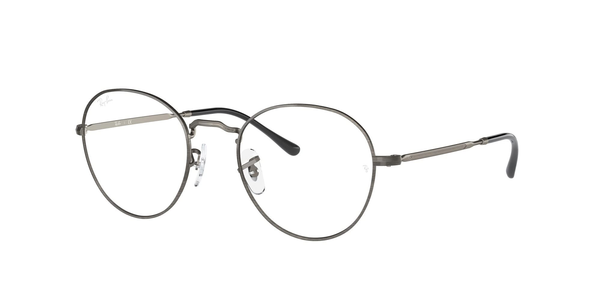 فریم عینک تجویزی دایره‌ای Ray-Ban RX3582v رنگ Antique Gunmetal/Demo با لنز 51 میلیمتر