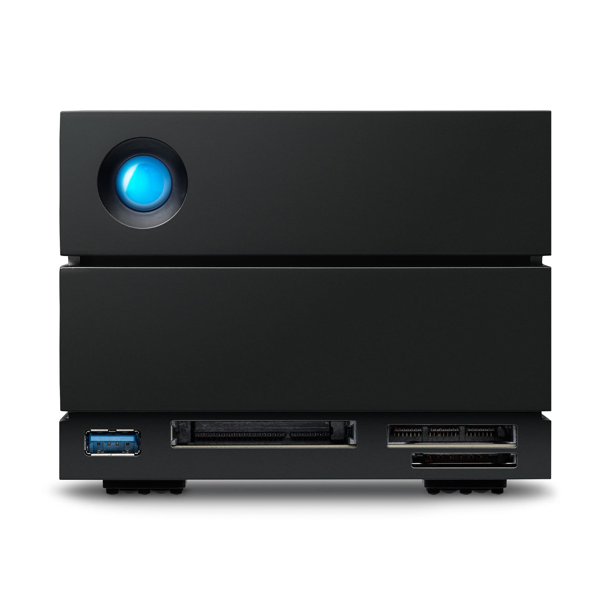 LaCie 2big Dock RAID، 20TB، HDD خارجی، پورت‌های Thunderbolt 4، برای PC Mac iPad و iPhone (STLG20000400) 20TB 2big Dock Thunderbolt 3/4