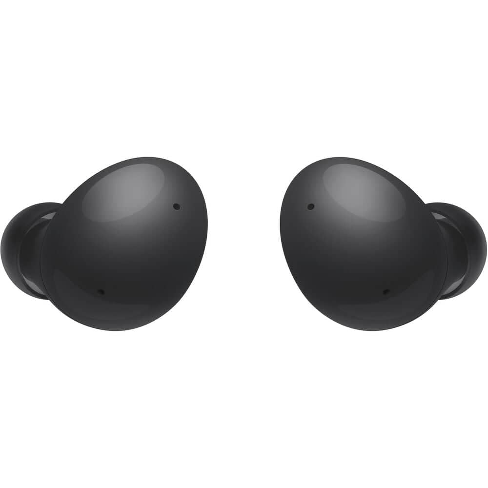 هدفون گوشی Samsung Galaxy Buds2 با قاب شارژ ANC و سفارشی‌سازی صدا، گرافیت، R177NZKAMEA، کوچک، بی‌سیم